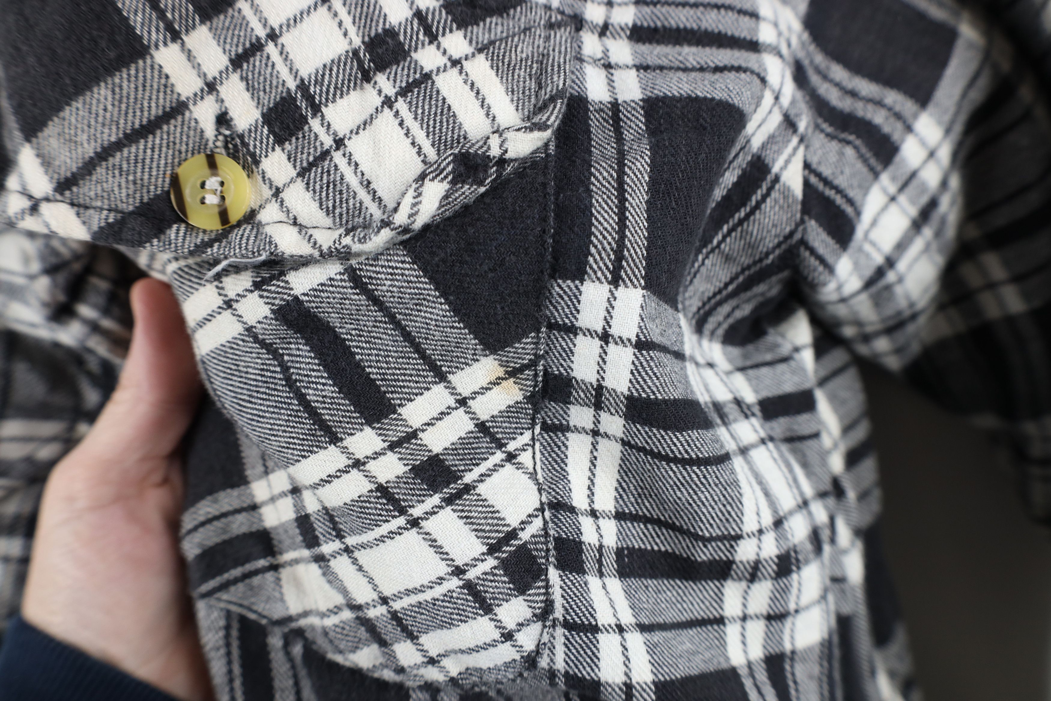 Vintage Vintage 90s Streetwear Fleece Lined Flannel Shirt Jacket Size US L / EU 52-54 / 3 - 10 Thumbnail