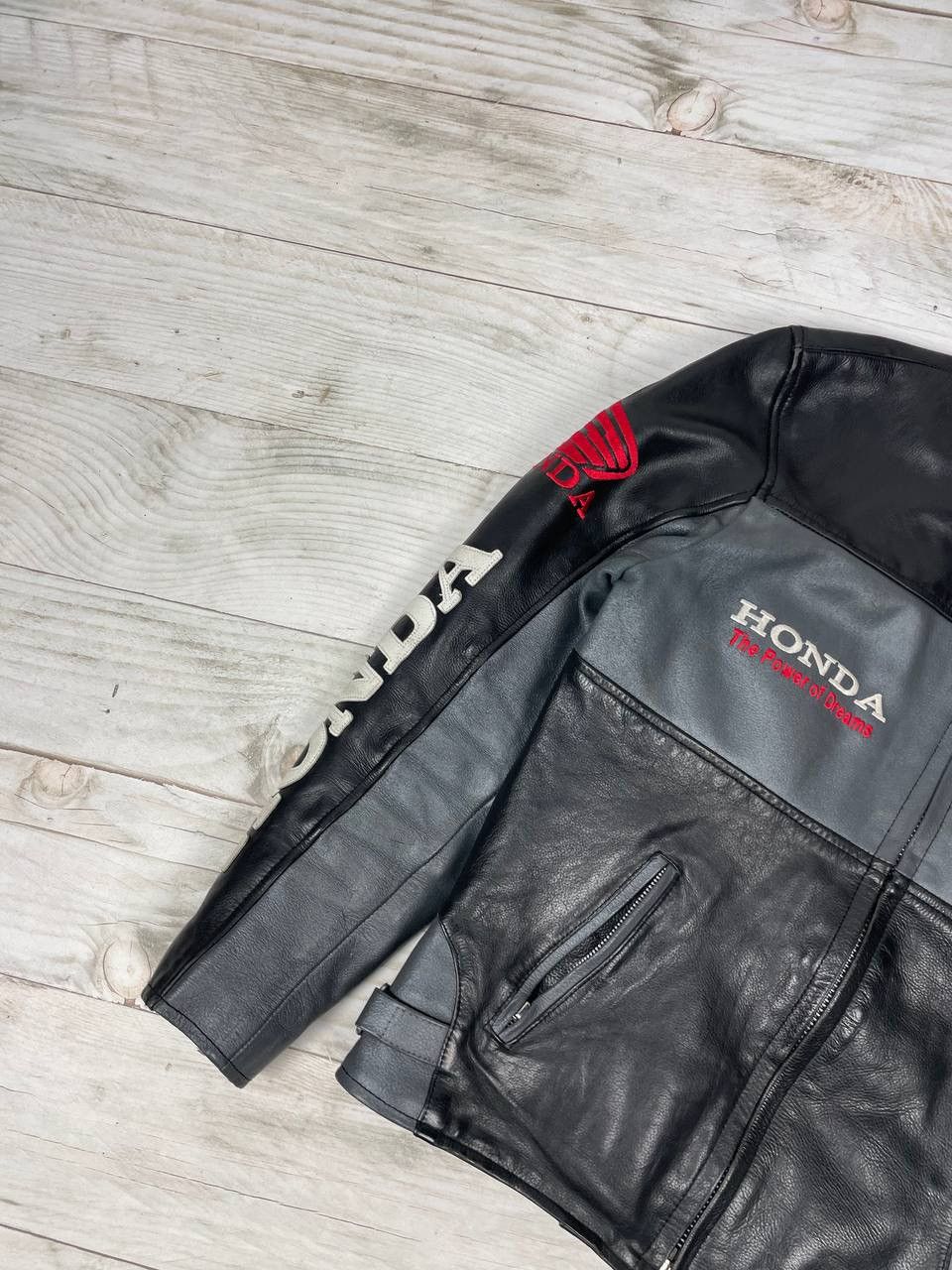 Honda Vintage Honda Racing Leather Motorcycle Jacket Moto Size US XS / EU 42 / 0 - 5 Thumbnail
