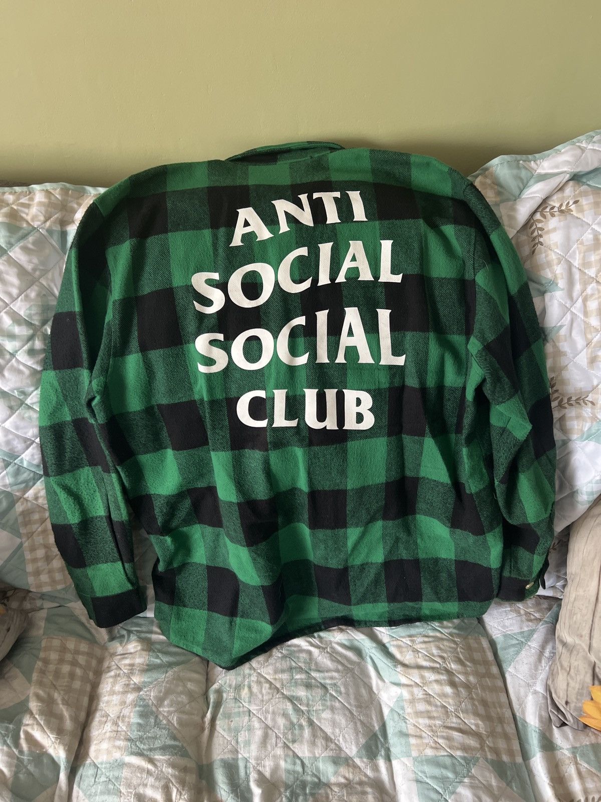 Anti Social Social Club Anti Social Social Club Flannel Jacket Size US XL / EU 56 / 4 - 2 Thumbnail