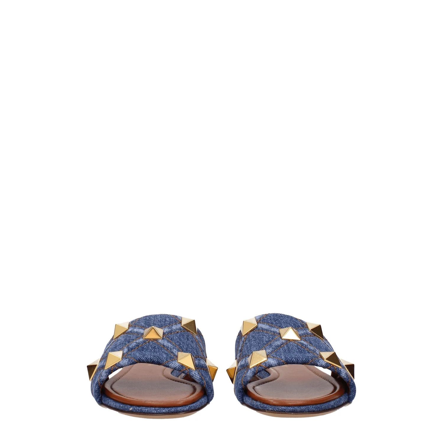 Valentino ob1o1e1224 Fabric Slippers in Blue Size US 7 / IT 37 - 3 Thumbnail