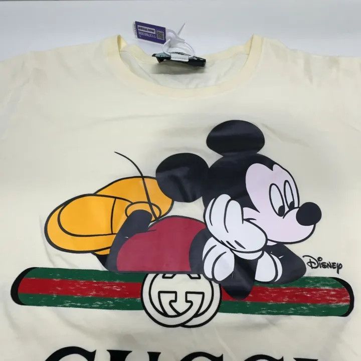 Gucci Gucci x Disney Logo Print T-Shirt-2507 Size XXS / US 00 / IT 34 - 5 Thumbnail