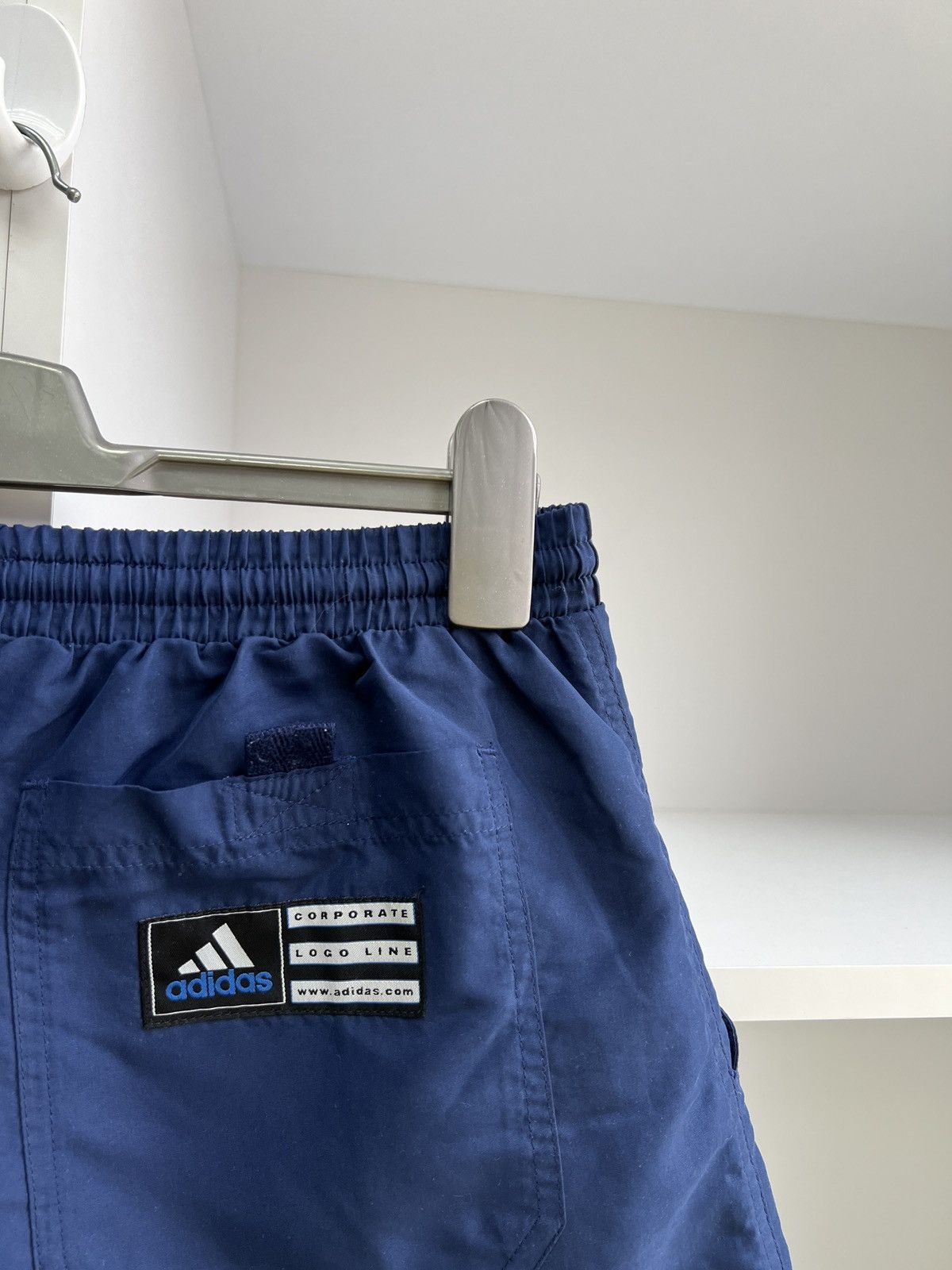 Adidas × Vintage Vintage Adidas 90s navy Shorts Size US 31 - 10 Thumbnail