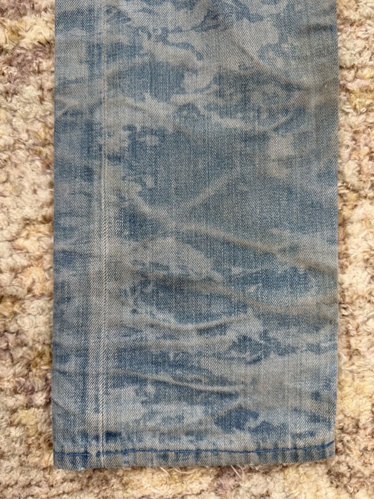 Prps PRPS Acid Wash Denim – Heavily Worn – Natural Rips & Fades Size US 30 / EU 46 - 2 Thumbnail
