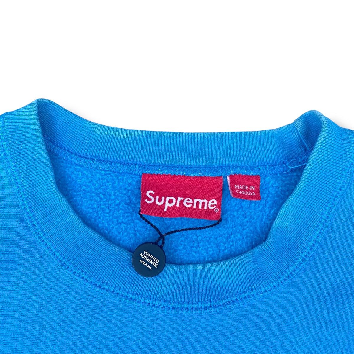 Supreme Supreme Box Logo Crewneck (FW18) Bright Royal Size US L / EU 52-54 / 3 - 4 Thumbnail