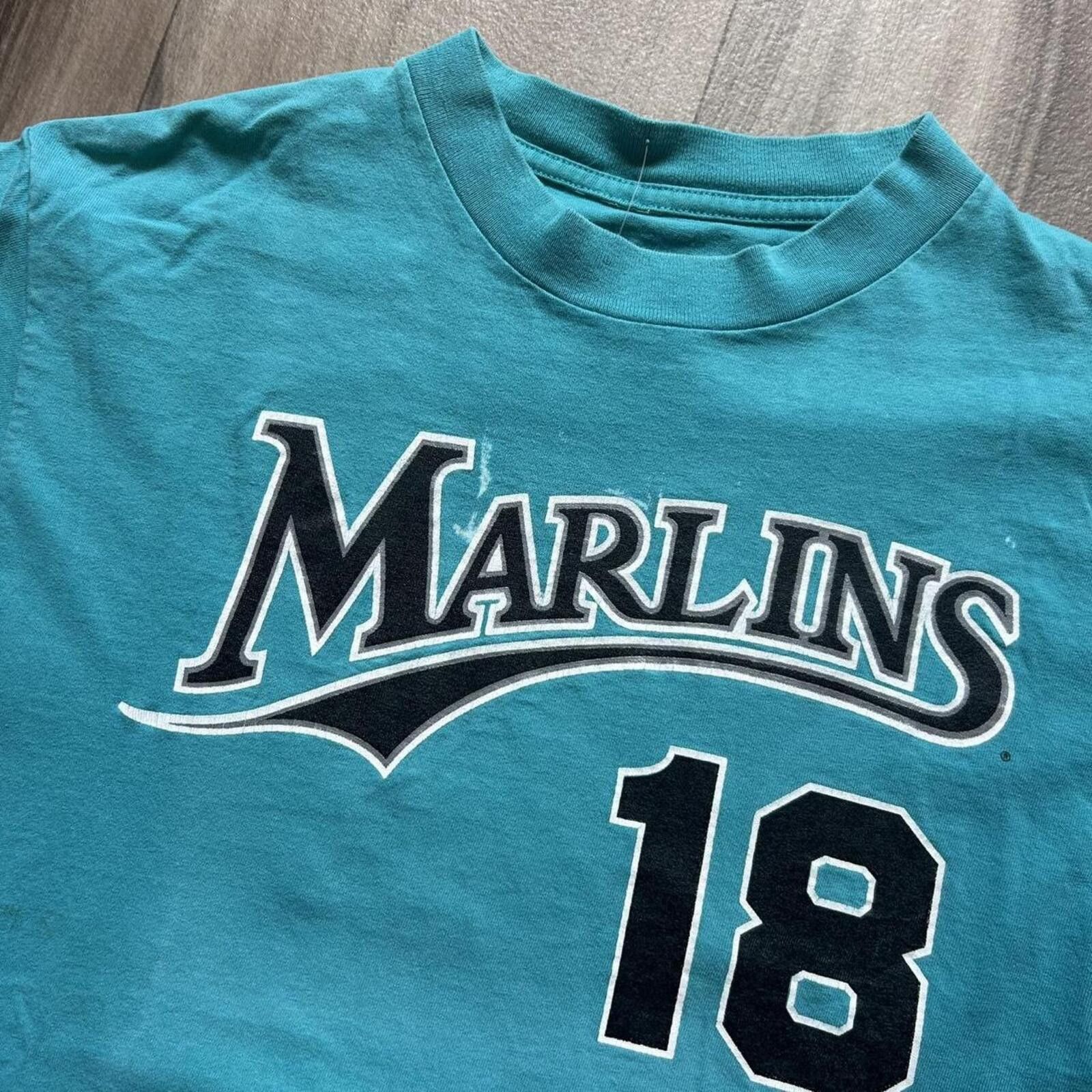 MLB Vintage 90’s Florida Marlins Baseball MLB t shirt M Size US M / EU 48-50 / 2 - 4 Thumbnail