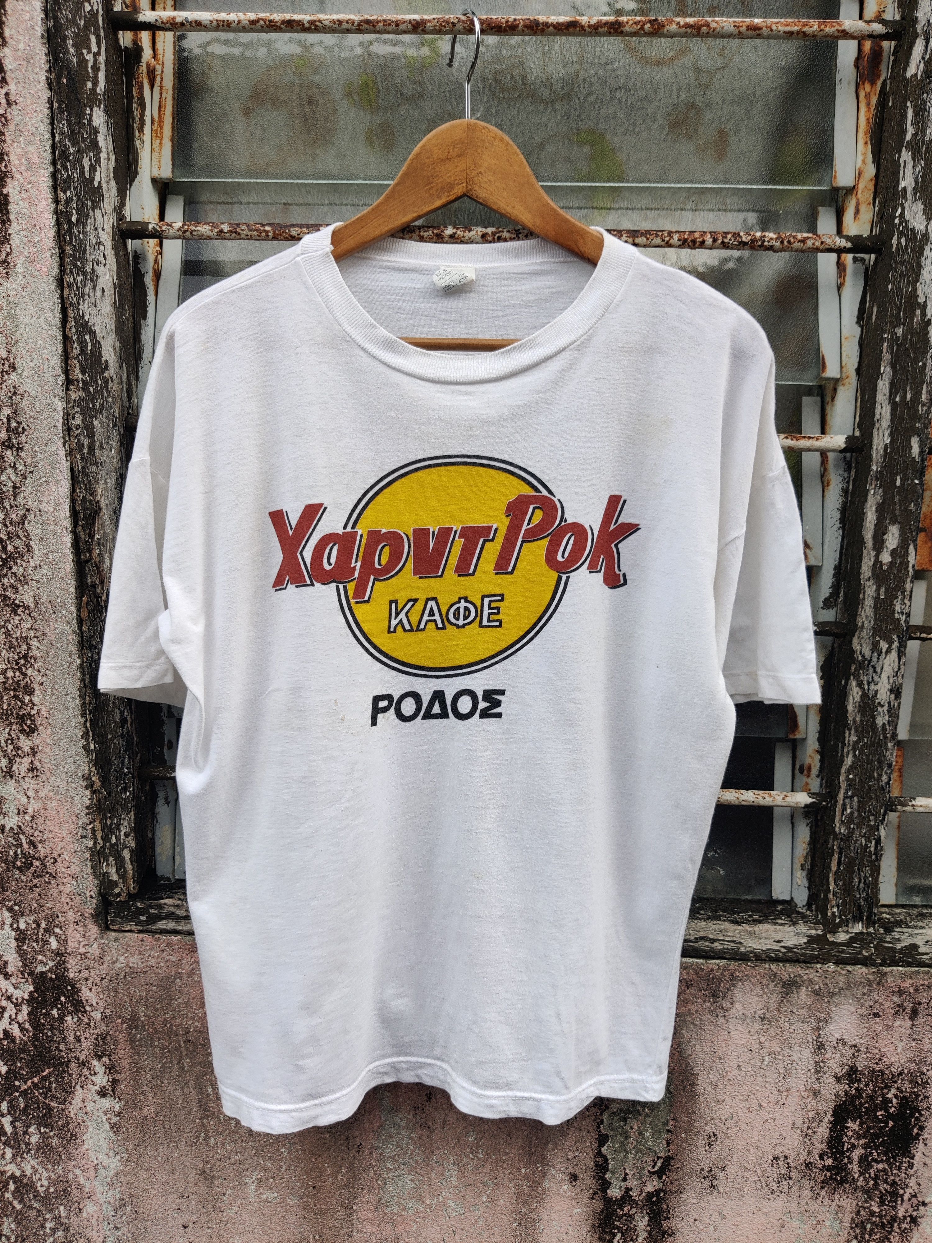 Hard Rock Cafe Vintage Rare Hard Rock Cafe Rhodes Greece Boxy Shirt Size US M / EU 48-50 / 2 - 2 Thumbnail
