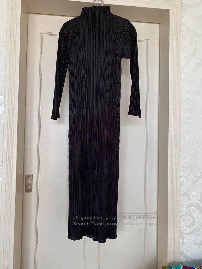 Issey Miyake Issey Miyake Mock Neck Long Sleeve Dress Size M / US 6-8 / IT 42-44 - 1 Thumbnail