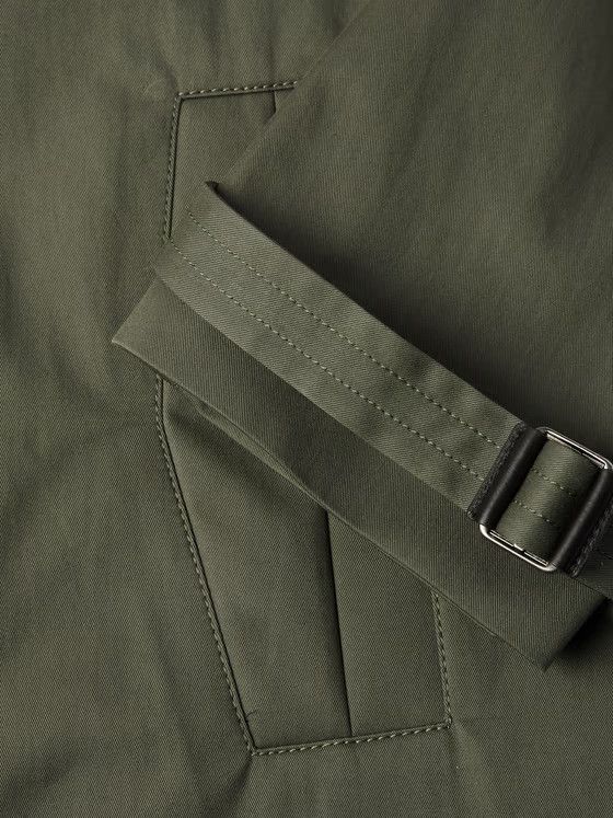 Loro Piana o1w1db10824 Nevado Trench Coat in Green Size US L / EU 52-54 / 3 - 4 Thumbnail
