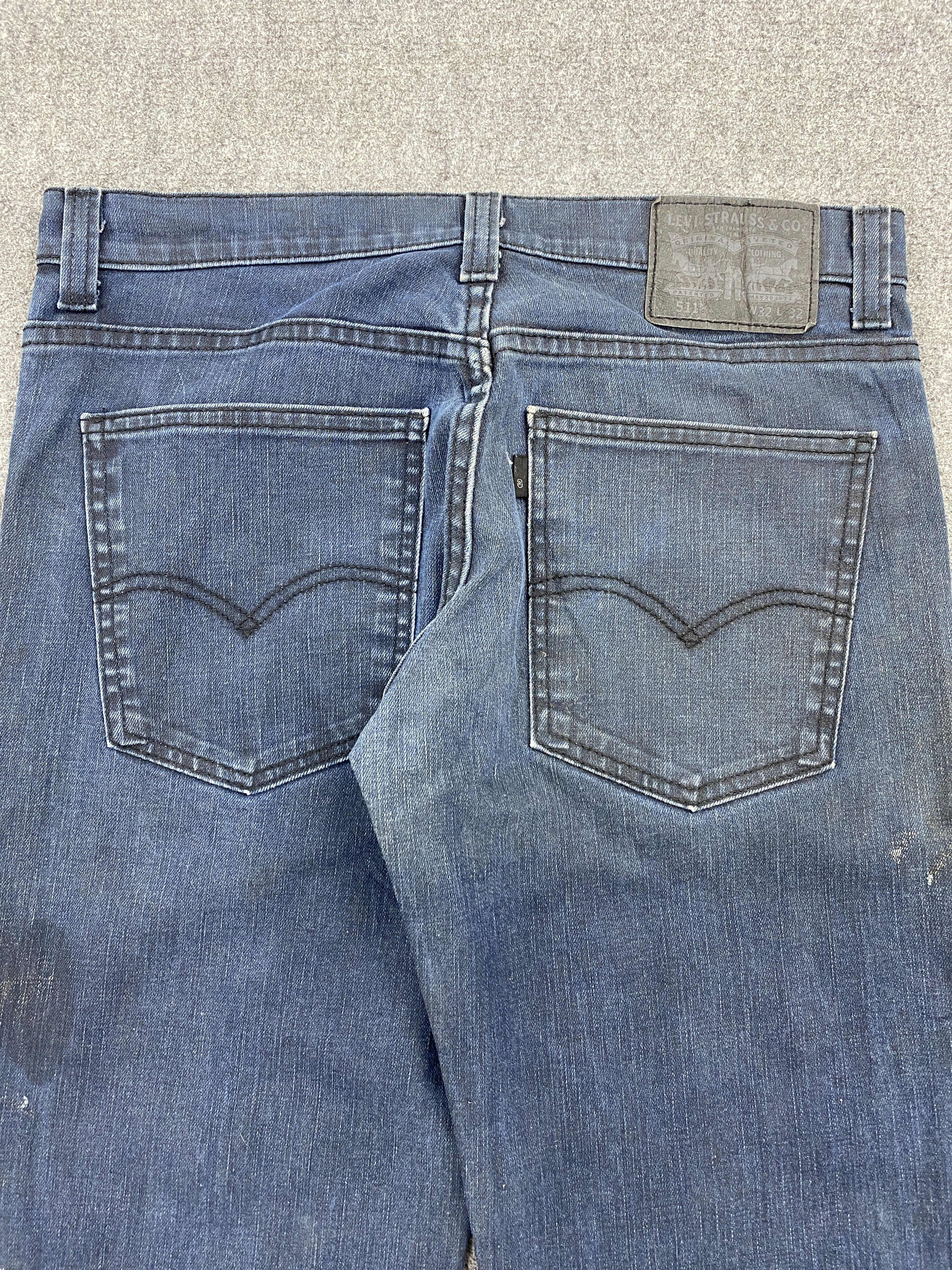 Levi's × Vintage Vintage Levi's 511 Slim Fit Cut Denim Jeans Size US 31 - 4 Thumbnail