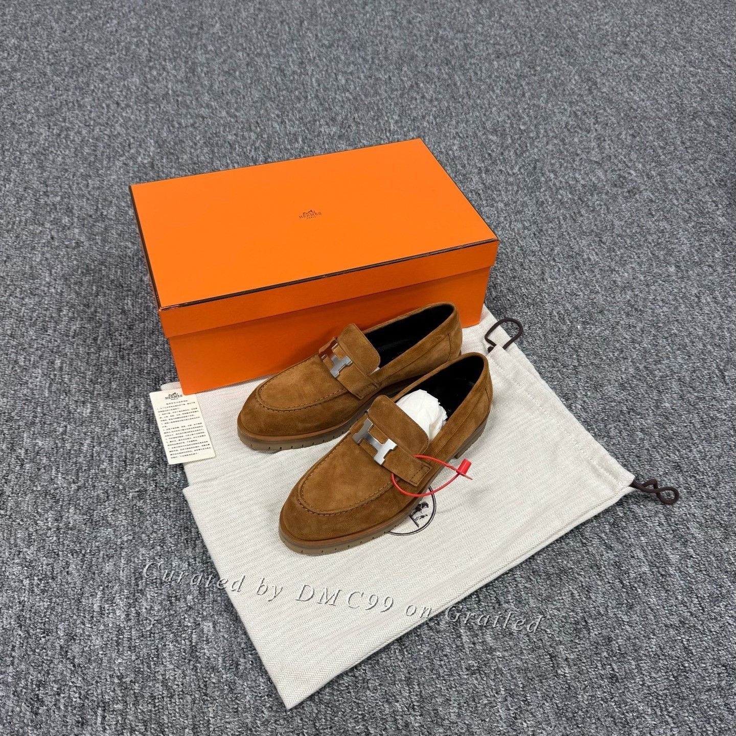 Hermes Hermes Suede H Buckle Loafers 36.5 Size US 5.5 / IT 35.5 - 1 Thumbnail