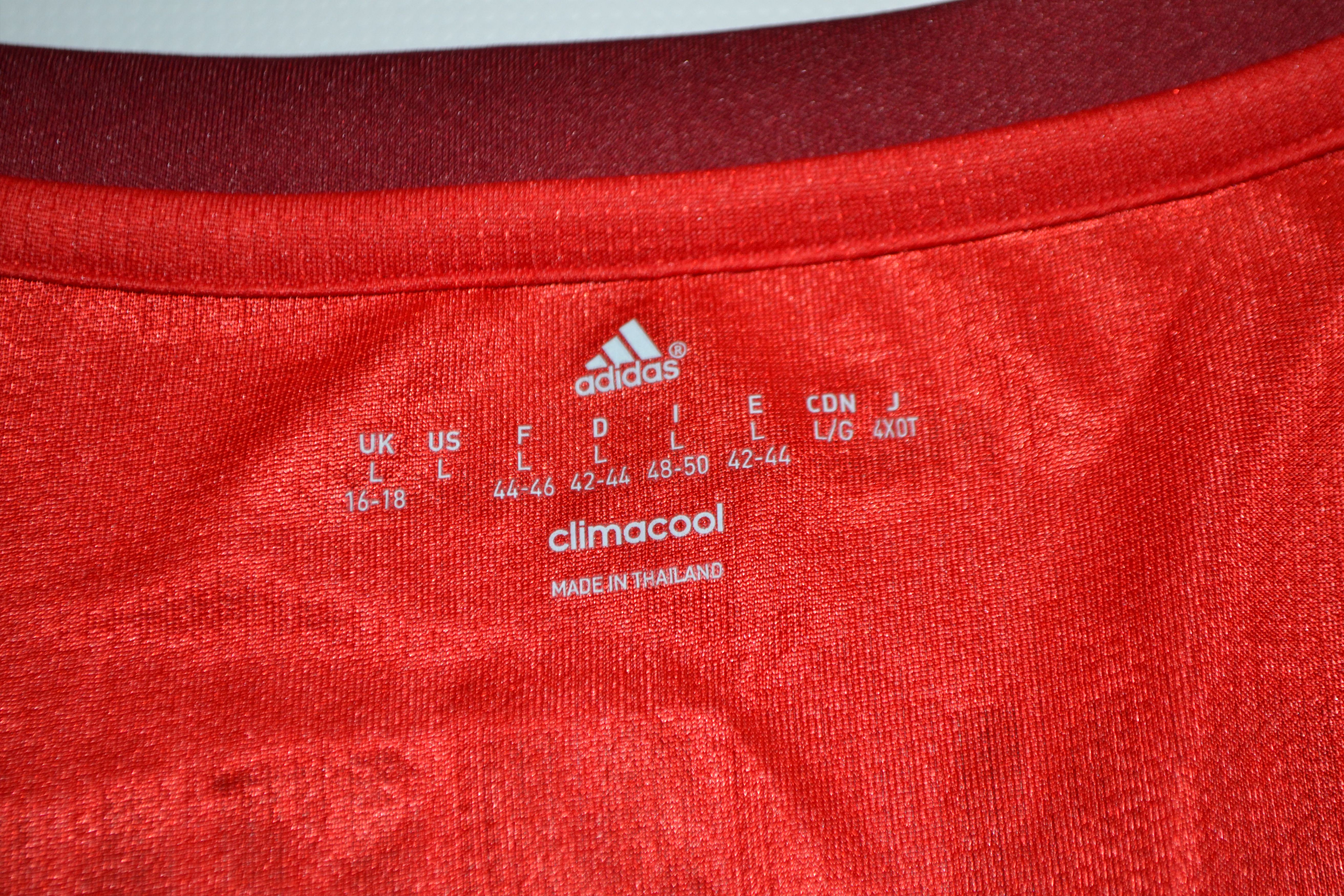 Adidas Bayern Munich Home Shirt 2015 2016 Kit Soccer Jersey Size L / US 10 / IT 46 - 3 Thumbnail