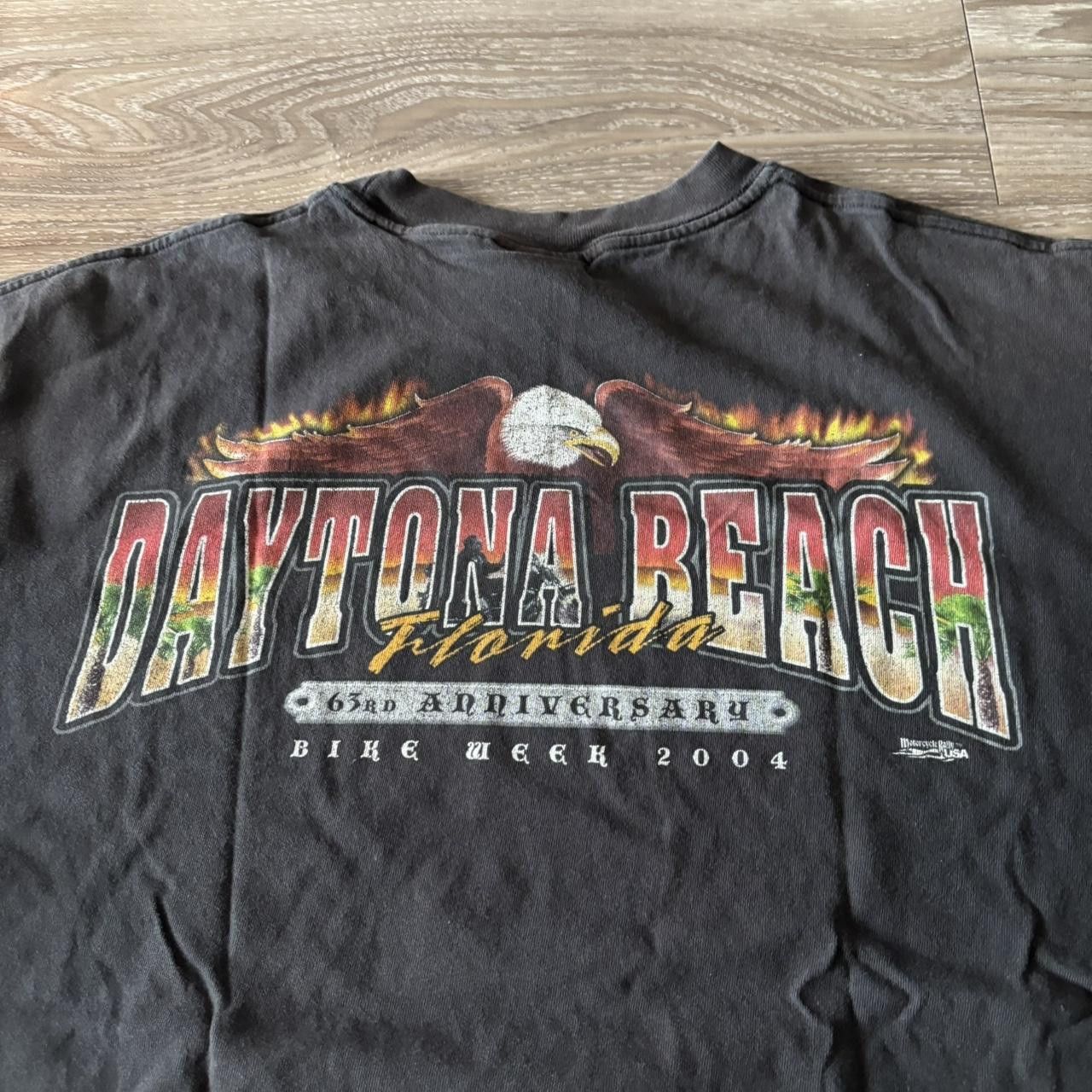 Vintage Crazy Vintage Y2K/2000s Faded Bike Week Graphic Tee! Size L Size US L / EU 52-54 / 3 - 3 Thumbnail