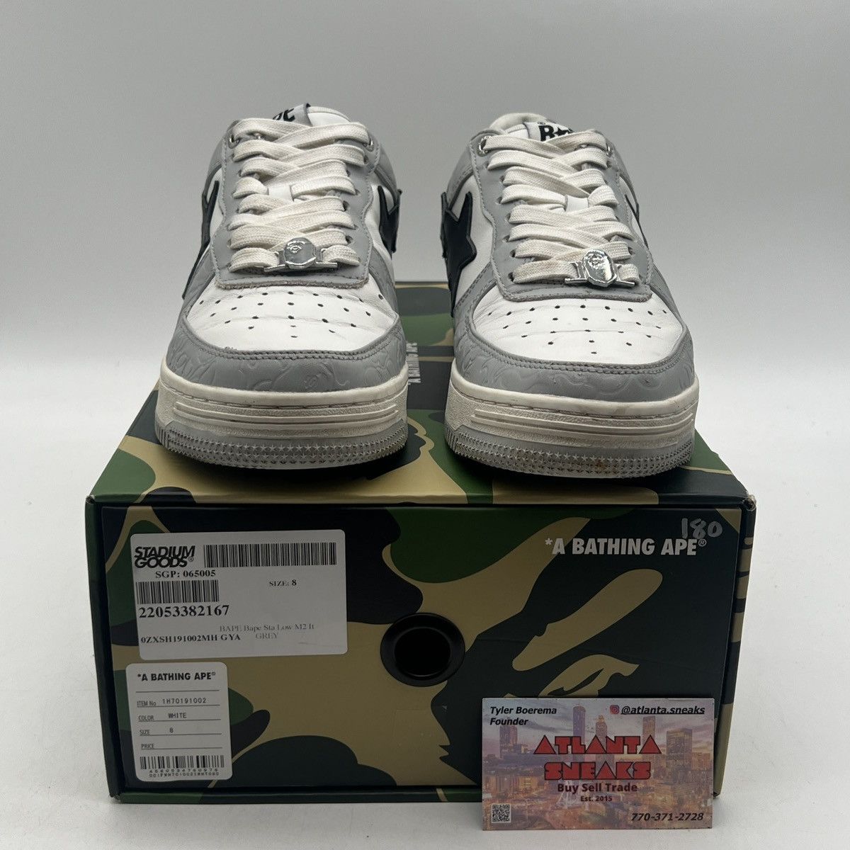 Bape BAPESTA LOW M2 Size US 8 / EU 41 - 2 Thumbnail