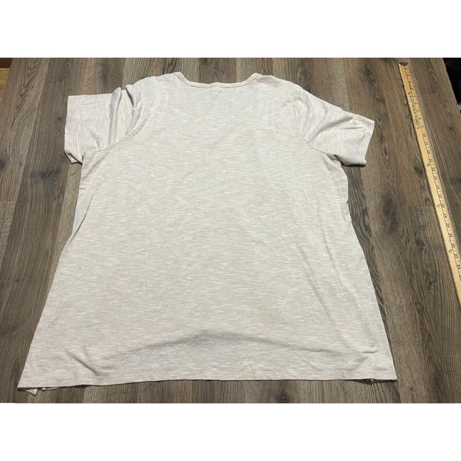 Madison Madison & Berkeley Shirt Women's 3X Tan Short Sleeve Brown Solid T-Shirt Vintage No (adjusted kept original words) Size XXL / US 16-18 / IT 52-54 - 2 Thumbnail
