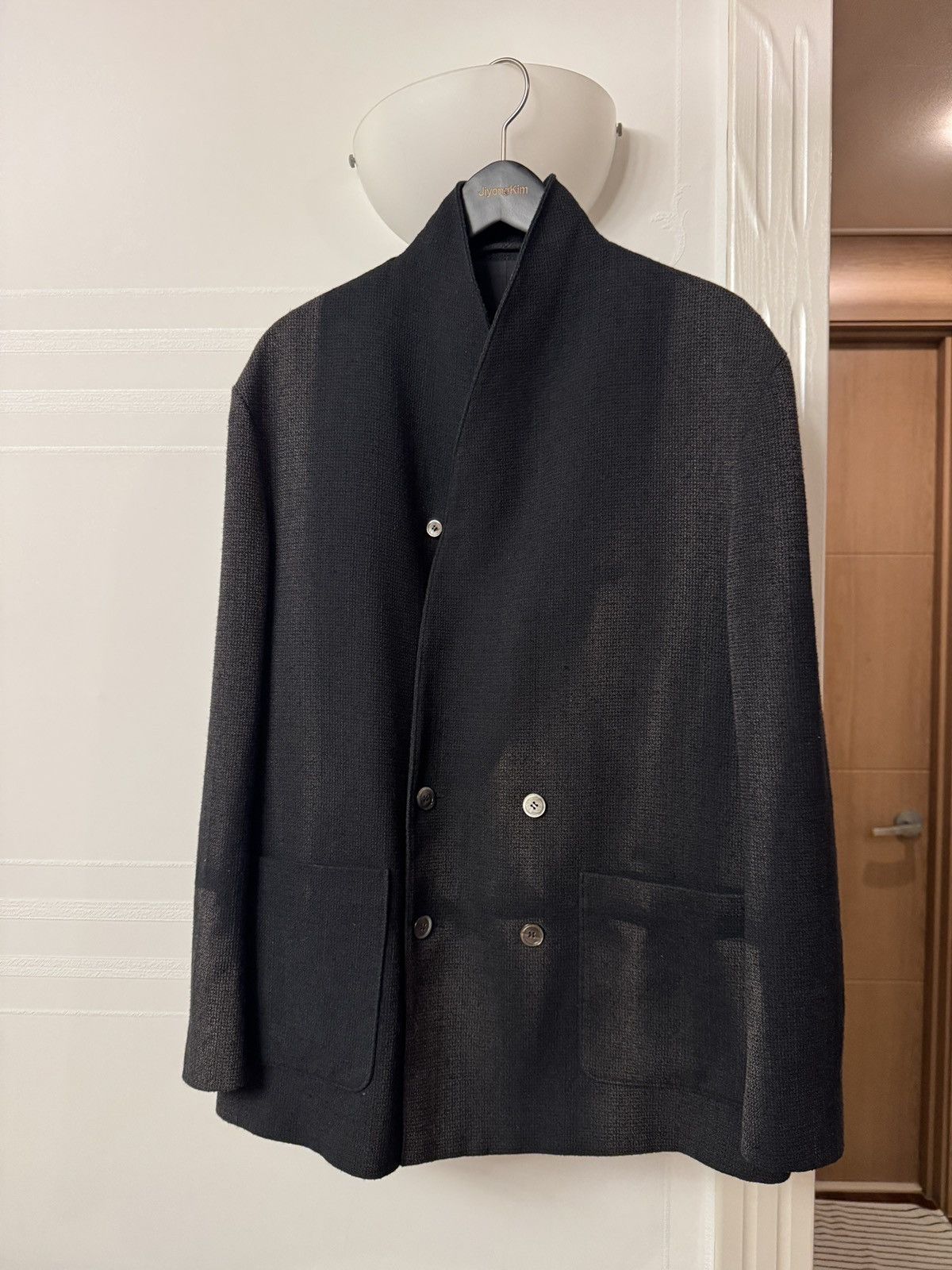 JiyongKim Jiyongkim 25SS Tailored Jacket Black Size 50L - 4 Thumbnail
