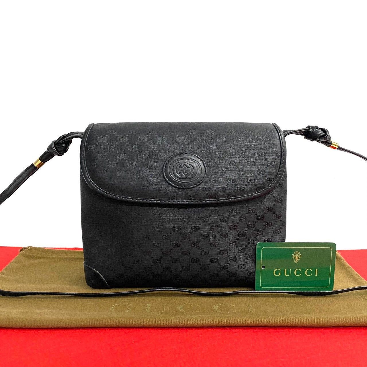 Gucci Gucci Shoulder Bag Black Leather Size ONE SIZE - 1 Thumbnail