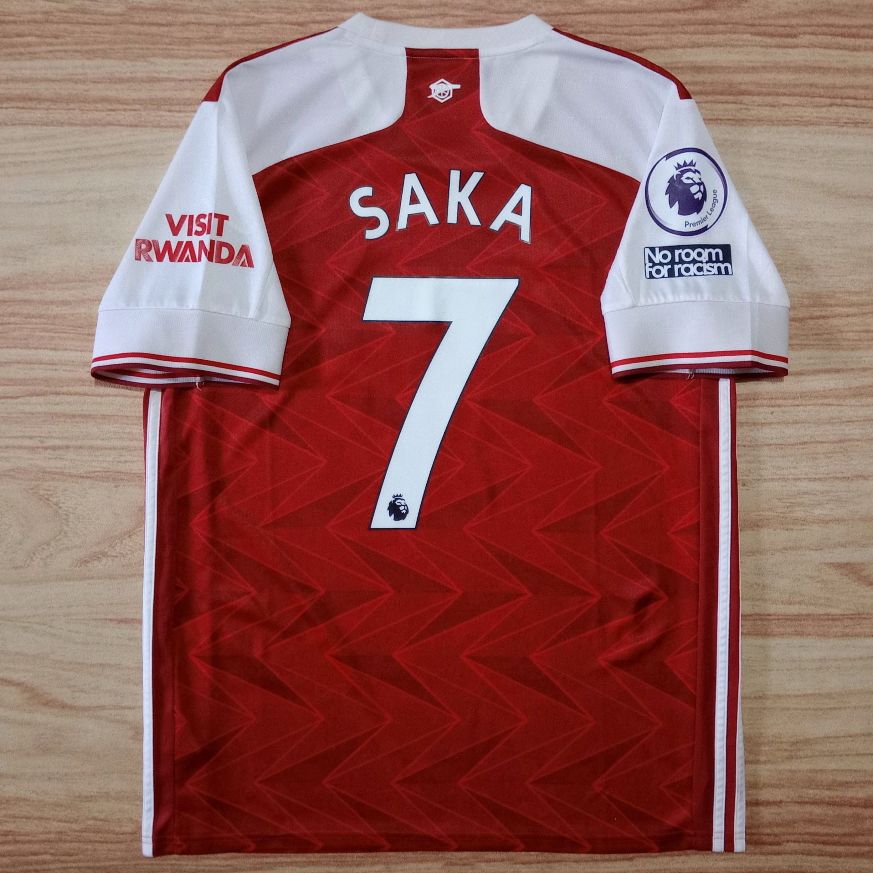 Adidas Arsenal 2020-2021 Home Jersey Bukayo Saka 7 Size US L / EU 52-54 / 3 - 2 Thumbnail