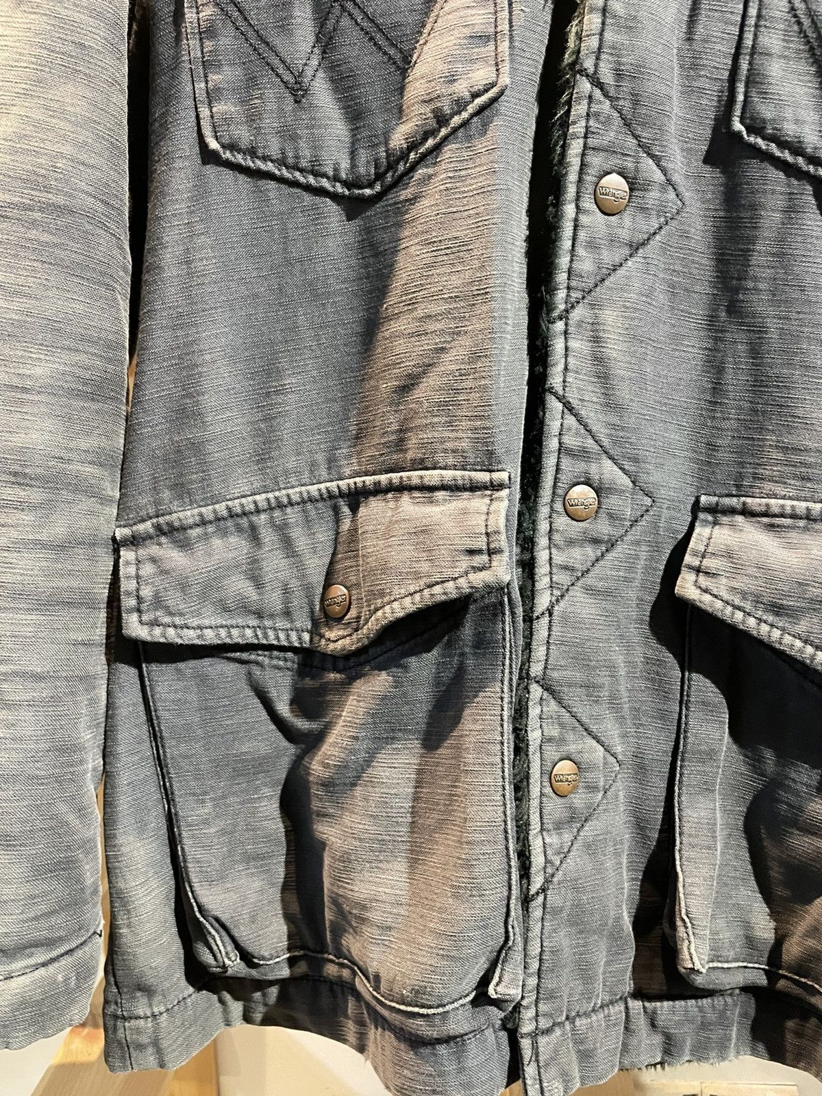 Vintage × Wrangler 🦍Vintage Wrangler Jacket 🦍 Size US L / EU 52-54 / 3 - 3 Thumbnail