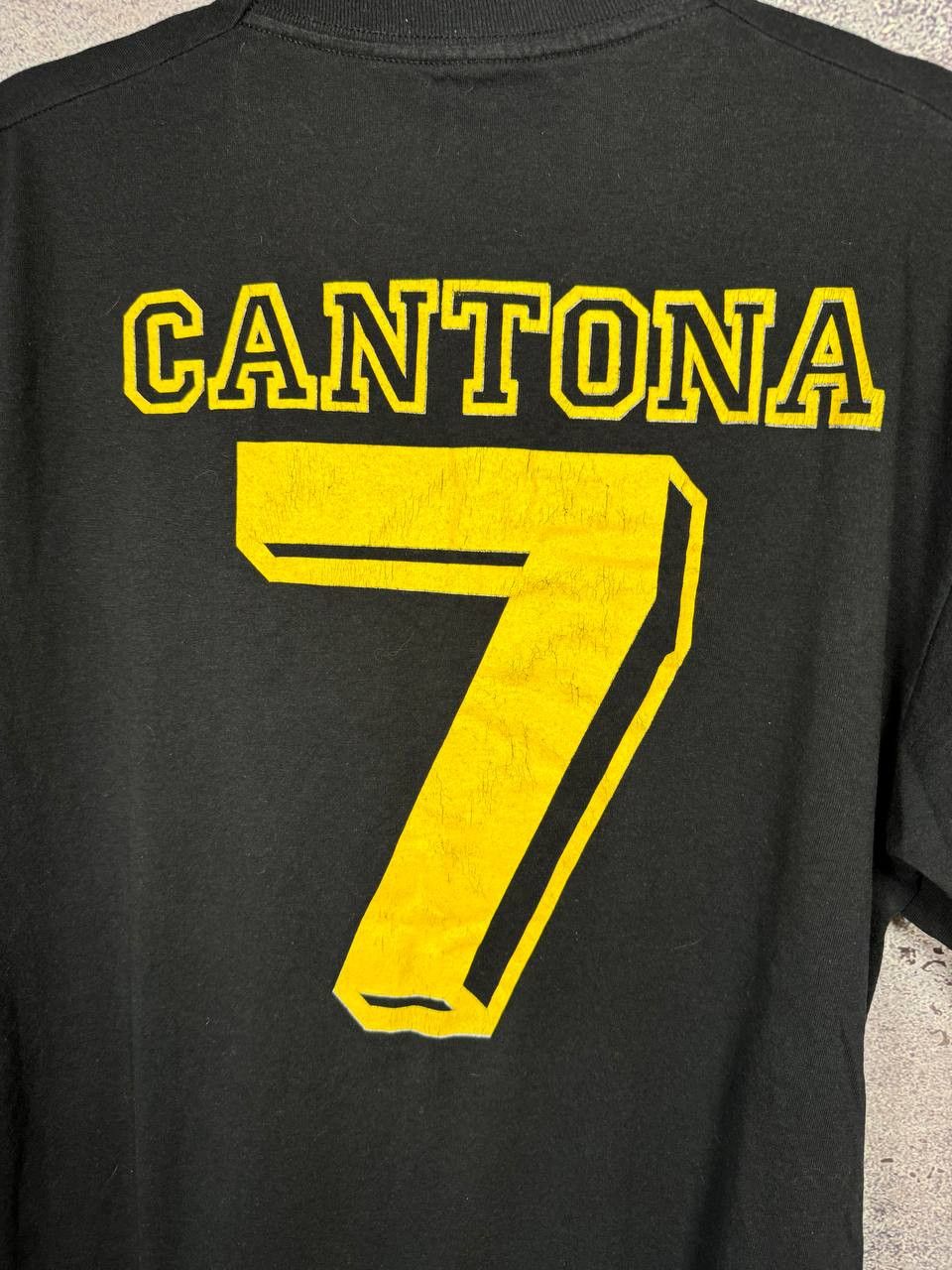 Vintage 90's CANTONA Manchester United 1994 Fan Version T-Shirt Size US XL / EU 56 / 4 - 10 Thumbnail