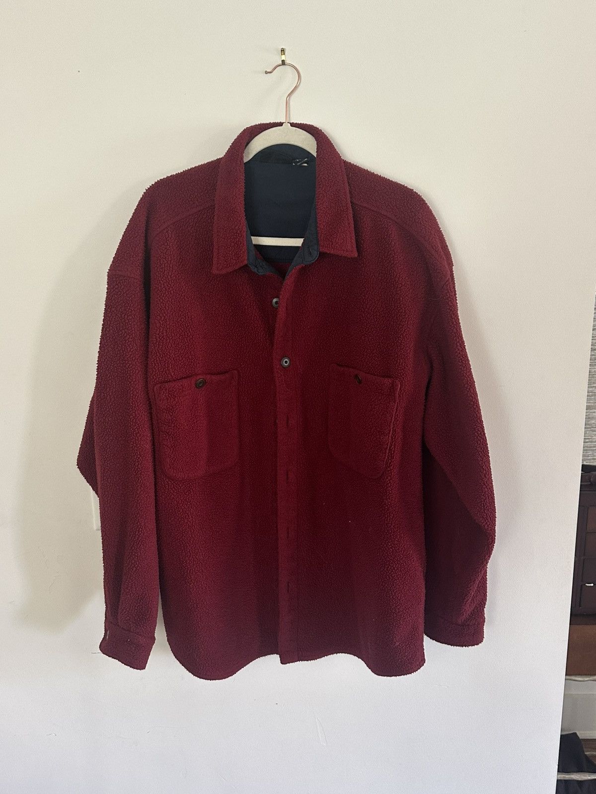 Patagonia Vintage Patagonia Shearling Fleece Synchilla Overshirt - XL Size US XL / EU 56 / 4 - 1 Thumbnail