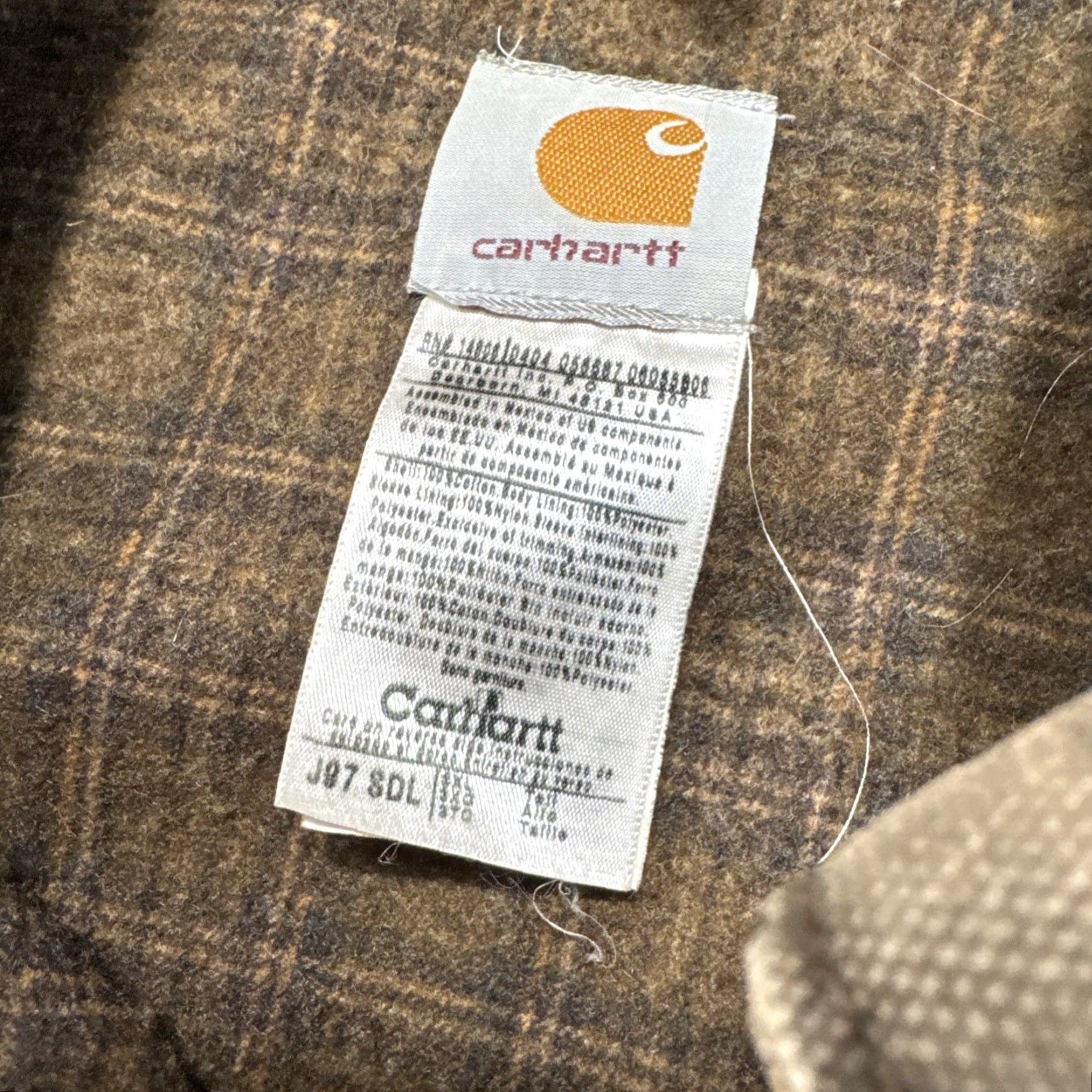 Carhartt VTG Carhartt Detroit Jacket Men’s 3XL Tall J97 SDL Saddle Beige Blanket Lined Size US XXL / EU 58 / 5 - 2 Thumbnail