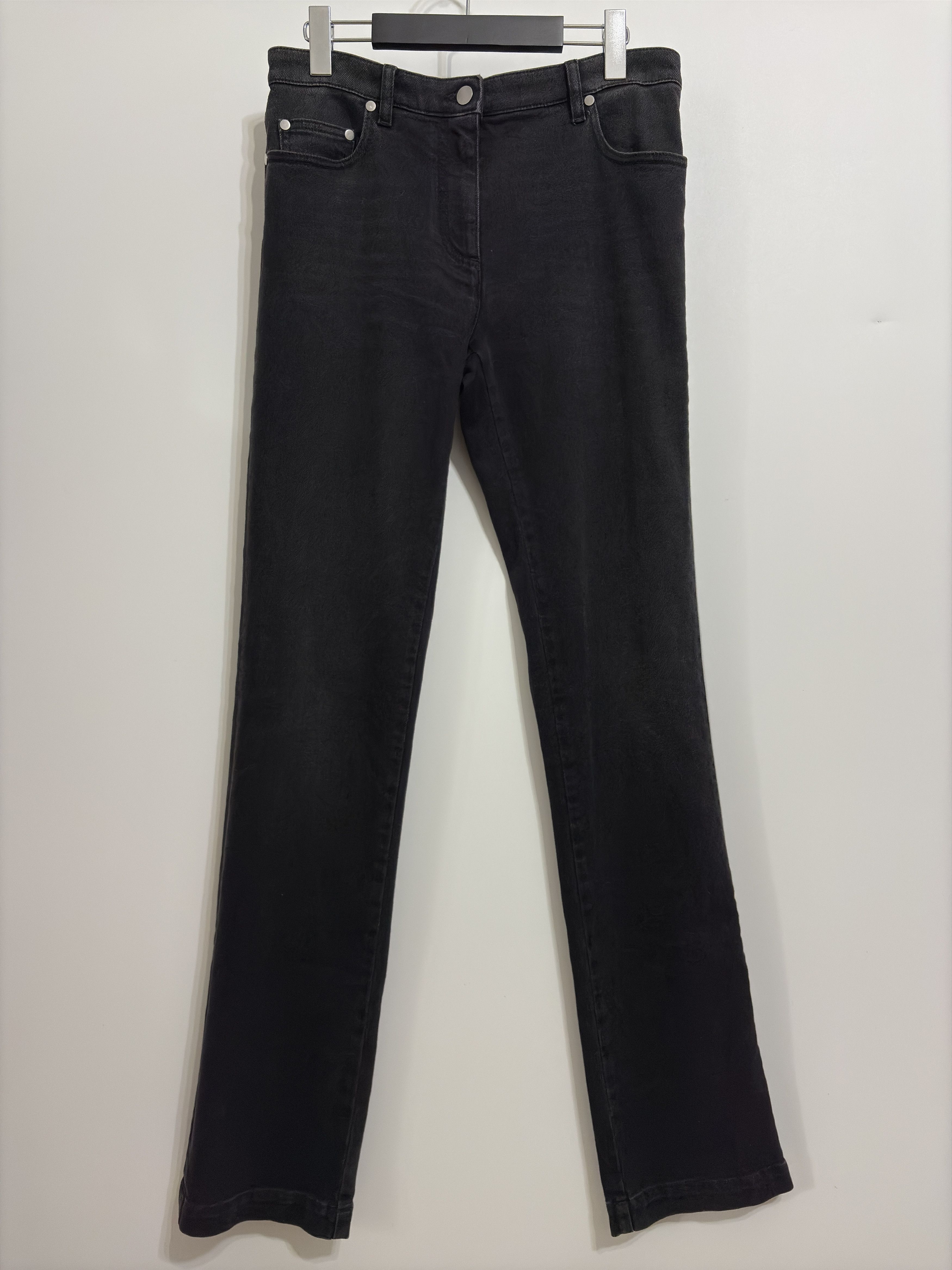 Peter Do 22FW Tattooed Black Denim Pants Size US 28 / EU 44 - 1 Thumbnail
