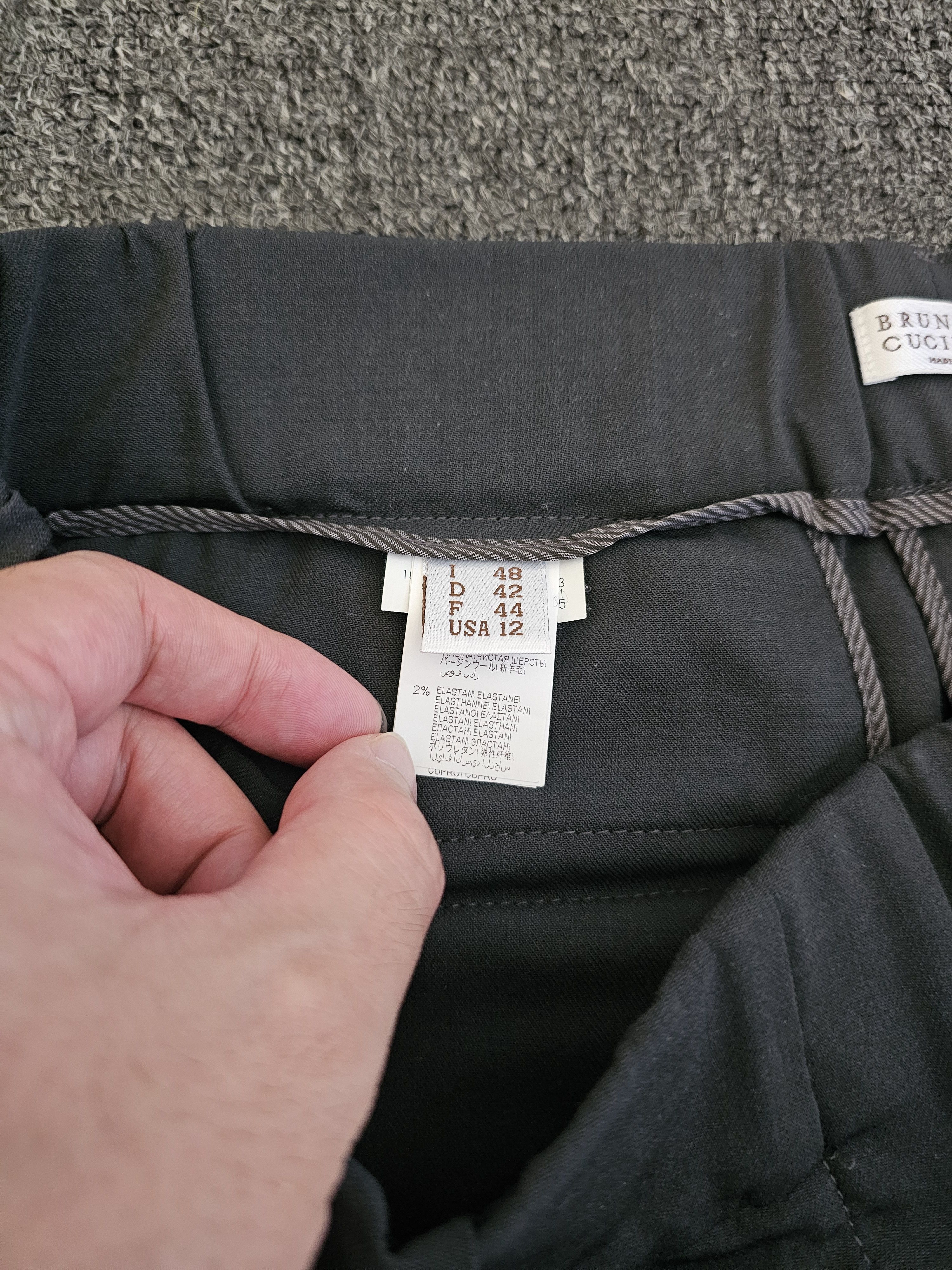 Brunello Cucinelli Brunello Cucinelli Men's Wool Casual Pants Size 48 Size US 32 / EU 48 - 4 Thumbnail