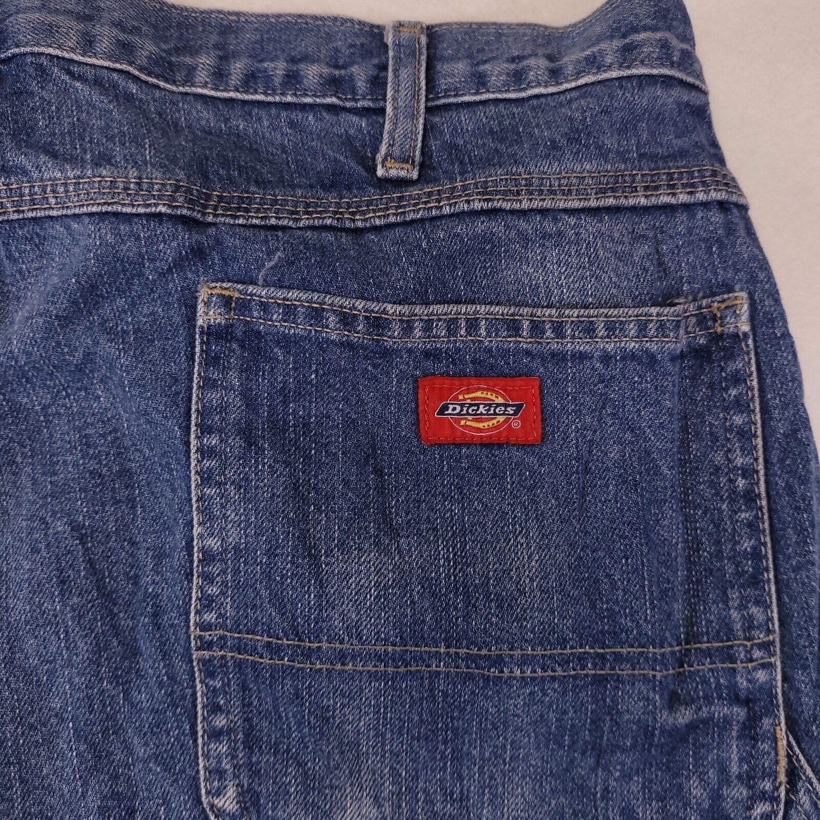 Dickies Dickies Casual Button Medium Wash Jeans Mens Size 38x30 Blue Size US 38 / EU 54 - 9 Thumbnail