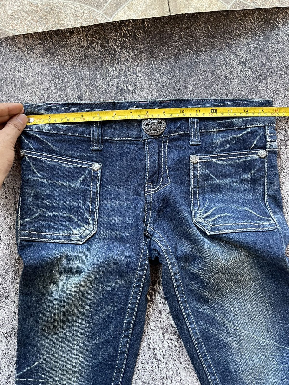 Japanese Brand Y2k Riobera poem ifsixwasnine slim jeans Size 30" / US 8 / IT 44 - 12 Thumbnail