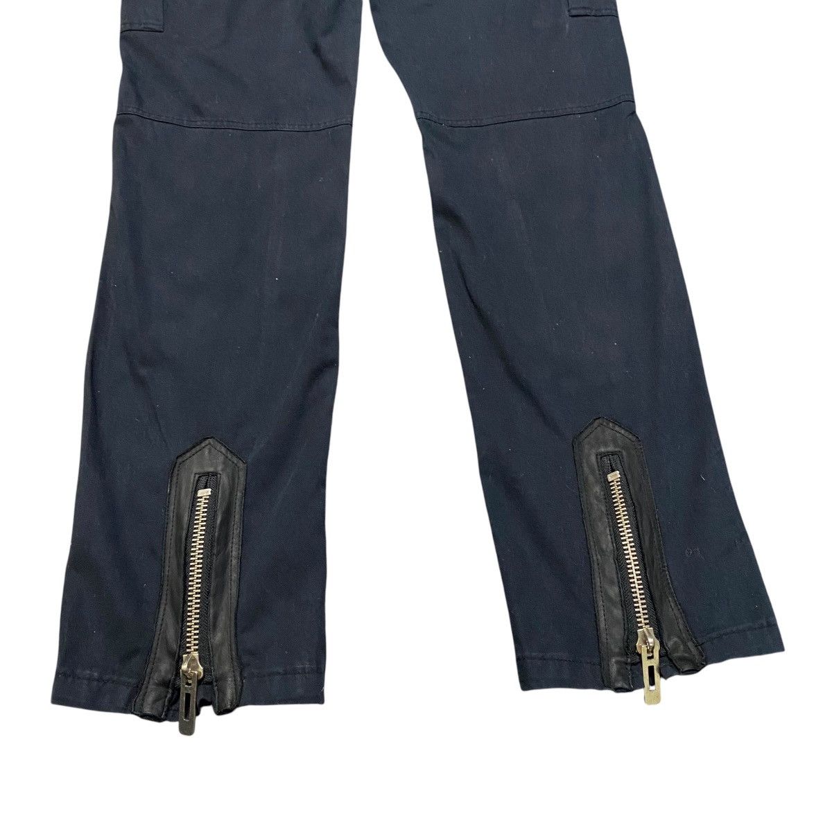 If Six Was Nine BLUTTENBLATT Leather Trimmed Cargo Pants Size US 33 - 17 Thumbnail