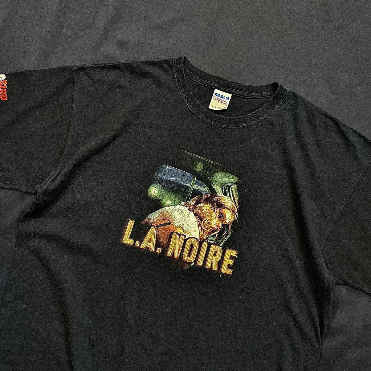 Rockstar Games VTG 00s L.A Noire Rockstar Game PROMO T Shirt Gamestop Size US XL / EU 56 / 4 - 2 Thumbnail
