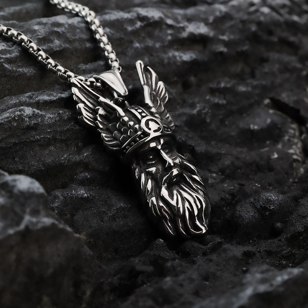 Jewelry Viking Portrait Necklace Size ONE SIZE - 5 Thumbnail