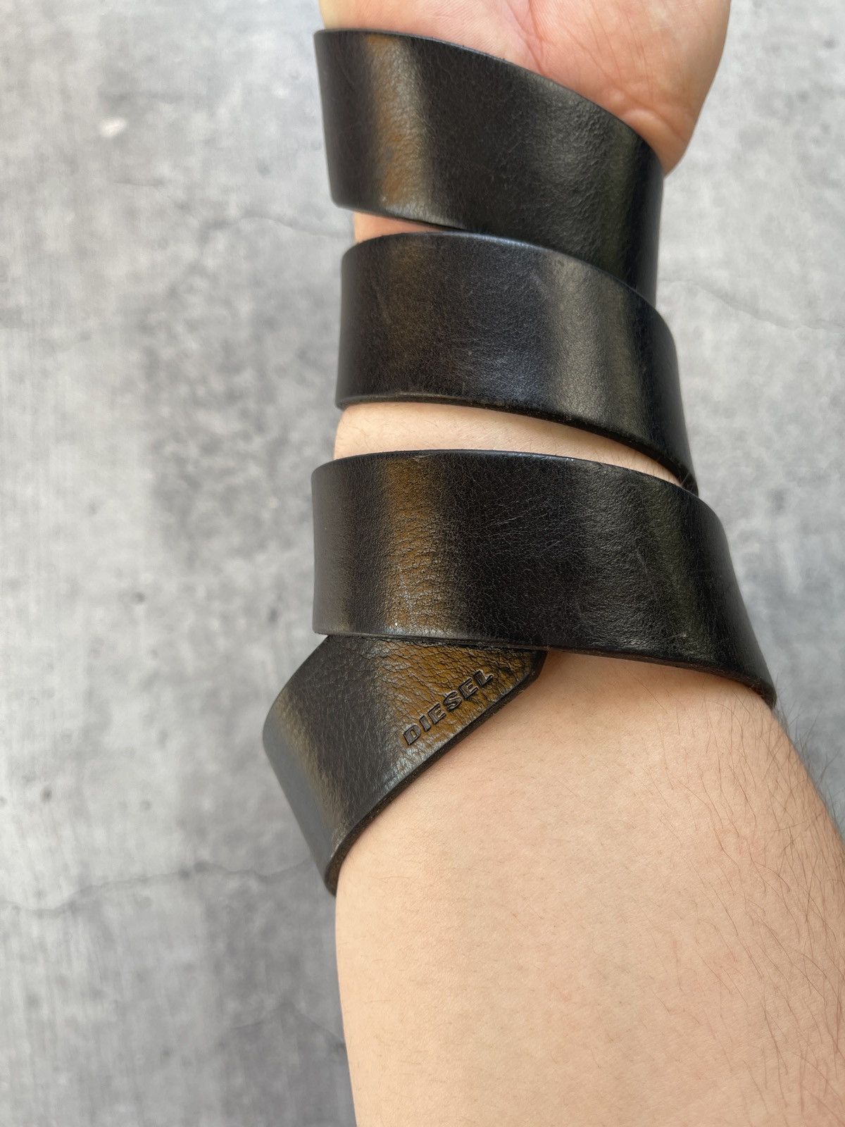 Diesel Vintage Leather Diesel Belt Size ONE SIZE - 3 Thumbnail