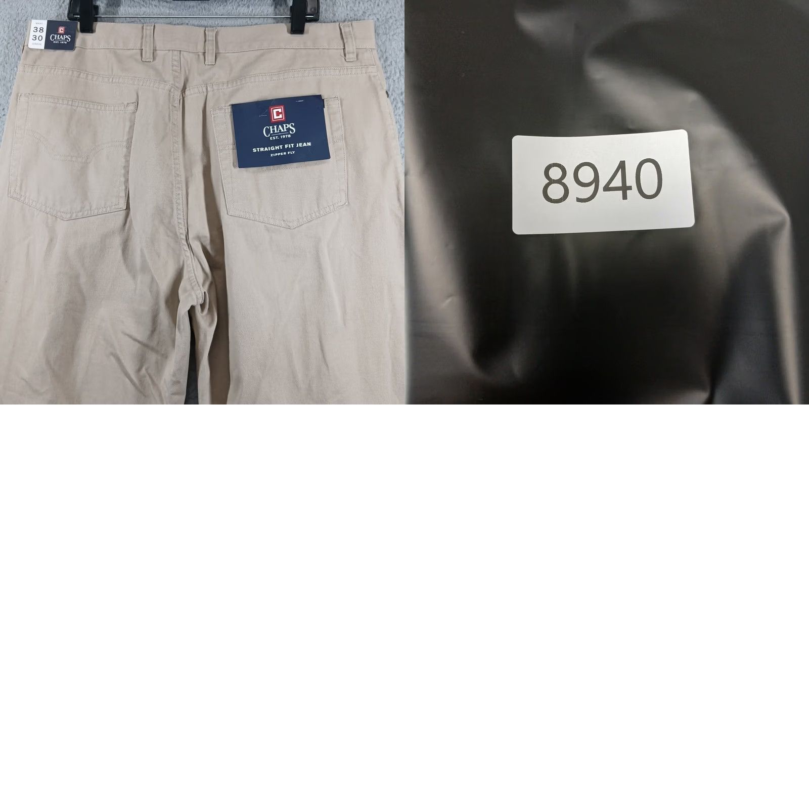 Chaps Chaps Tan Straight Fit Stretch Cotton Twill Chino Pants 38x30 Size US 38 / EU 54 - 8 Thumbnail