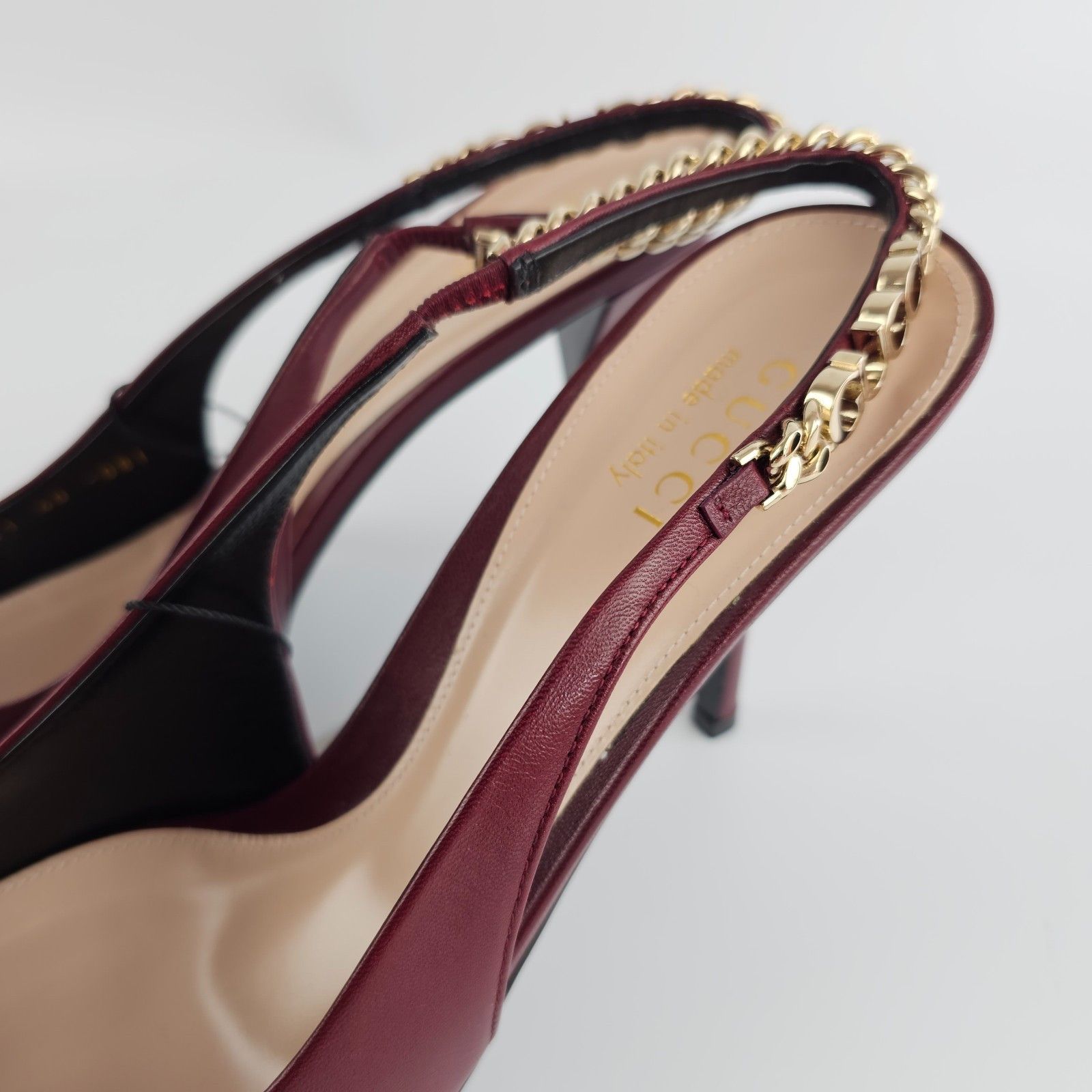 Gucci GUCCI Signoria Rosso Ancora Slingbacks New & Authentic Size US 9 / IT 39 - 7 Thumbnail