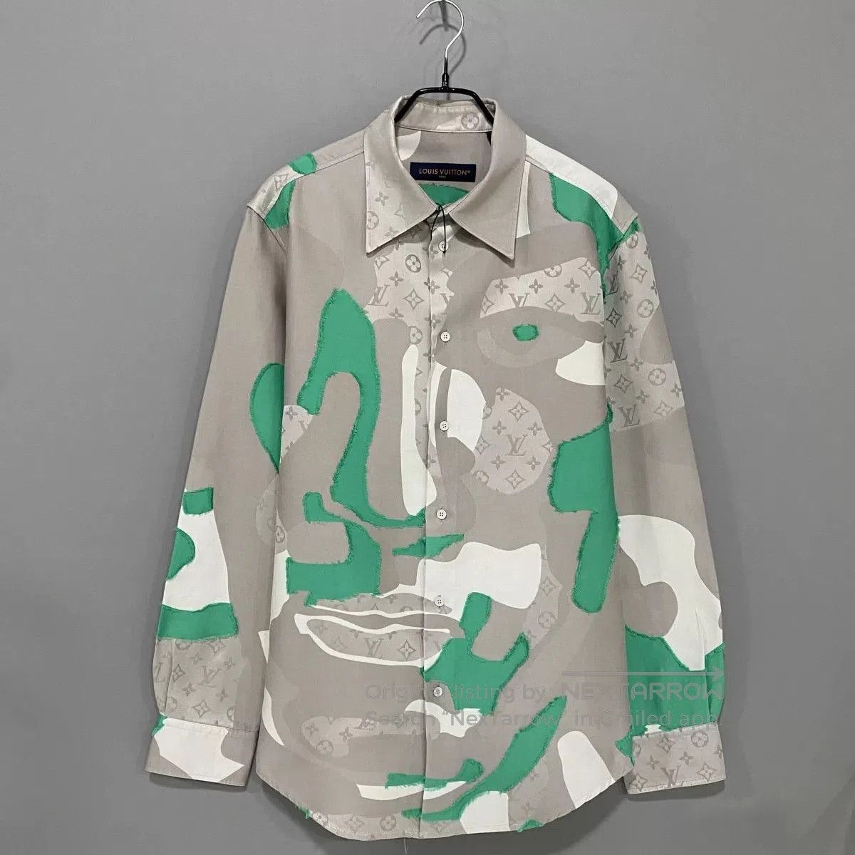 Louis Vuitton Louis Vuitton Monogram Face Spliced Shirt. Size US M / EU 48-50 / 2 - 1 Thumbnail