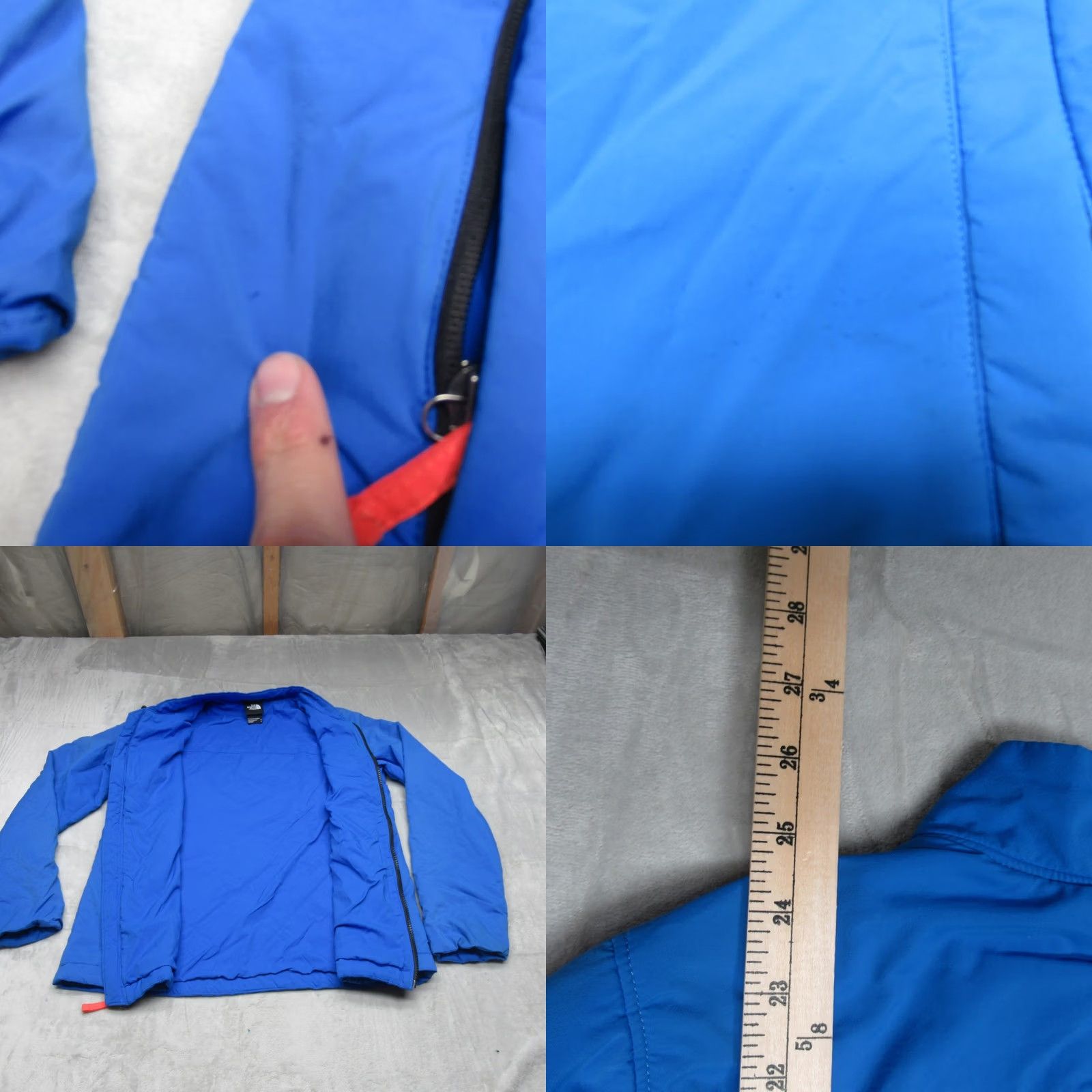 The North Face VINTAGE The North Face Jacket Womens M Blue Insulated Full Zip Light Pack Rain WInd Size M / US 6-8 / IT 42-44 - 8 Thumbnail