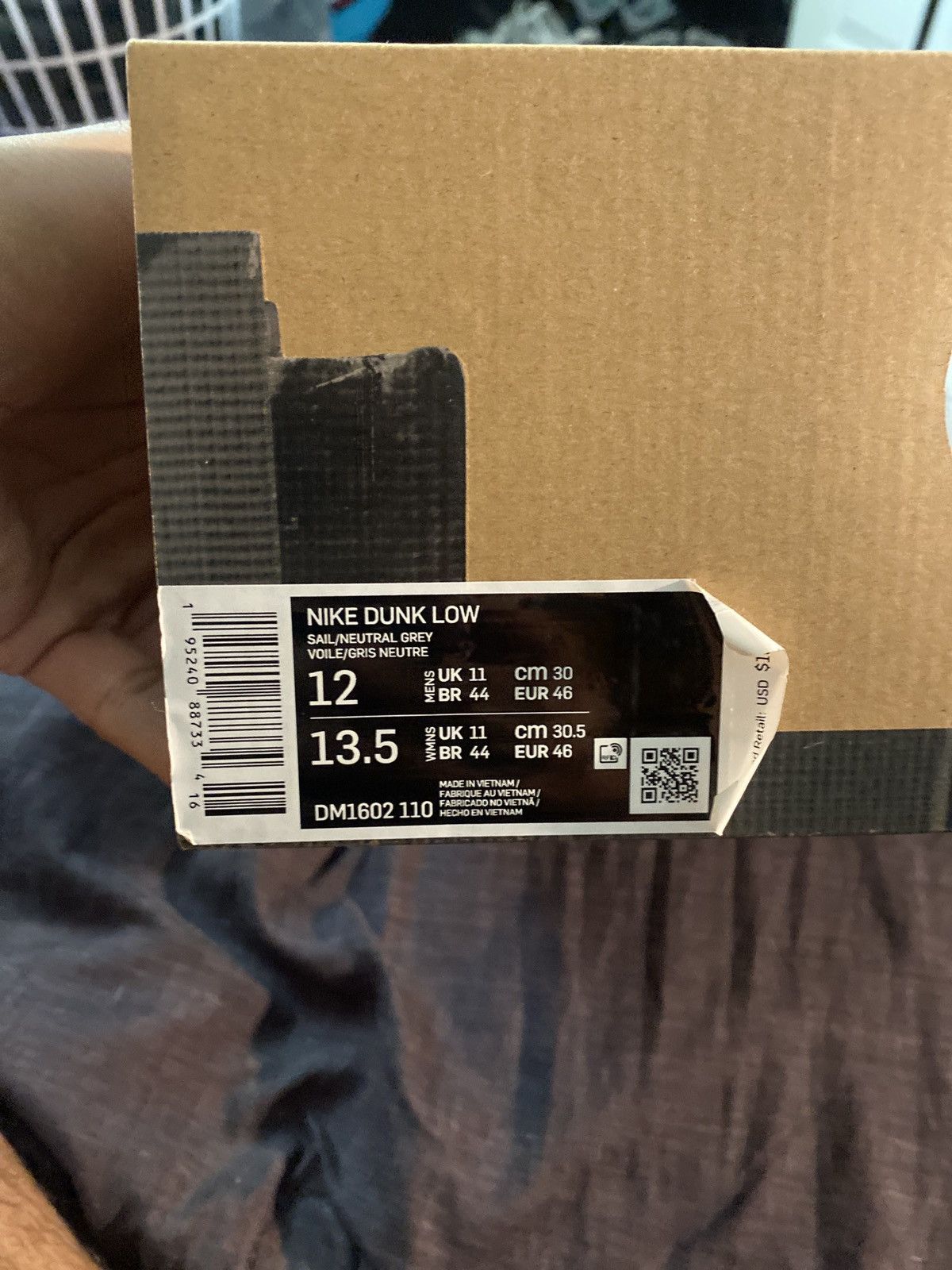 Off-White Nike x off white dunk low lot 6 Size US 12 / EU 45 - 2 Thumbnail