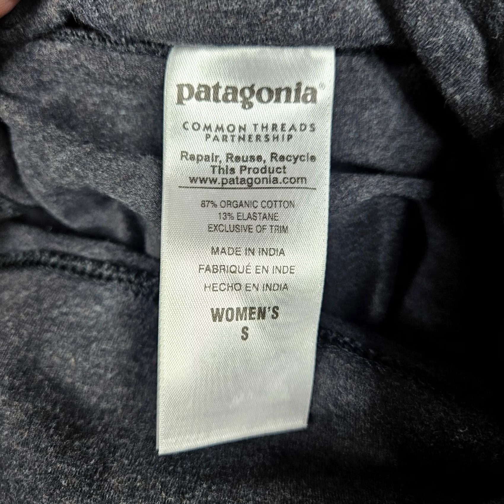 Patagonia Patagonia Women's Heater Gray Mid-rise Cropped Legging Size S Size 28" / US 6 / IT 42 - 6 Thumbnail