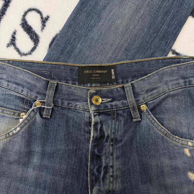 Dolce & Gabbana Dolce & Gabbana Vintage Washed Distressed Jeans。Q10 Size US 30 / EU 46 - 2 Thumbnail