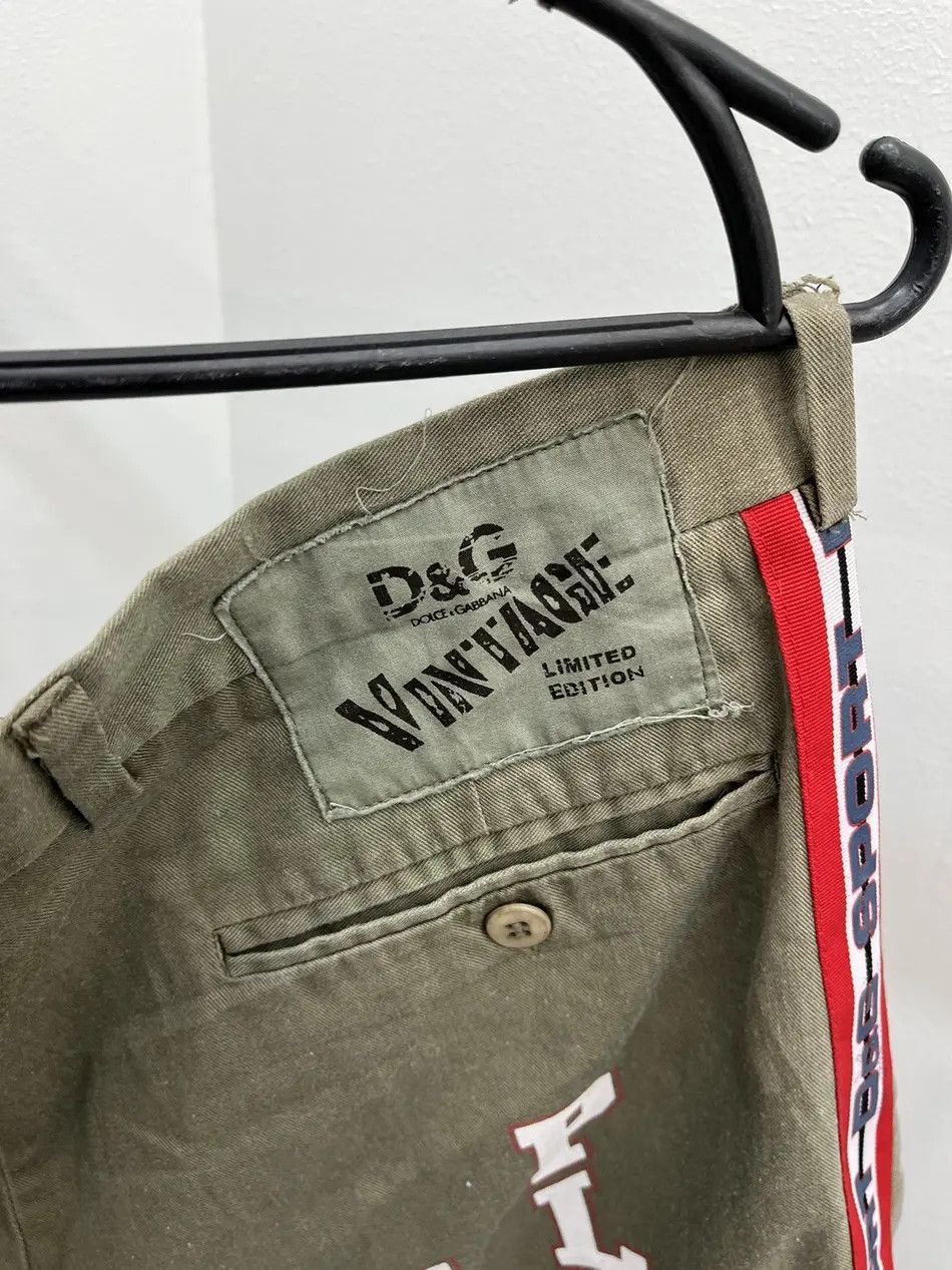 Dolce & Gabbana Vintage Dolce & Gabbana Player Army Shorts Size US 34 / EU 50 - 3 Thumbnail