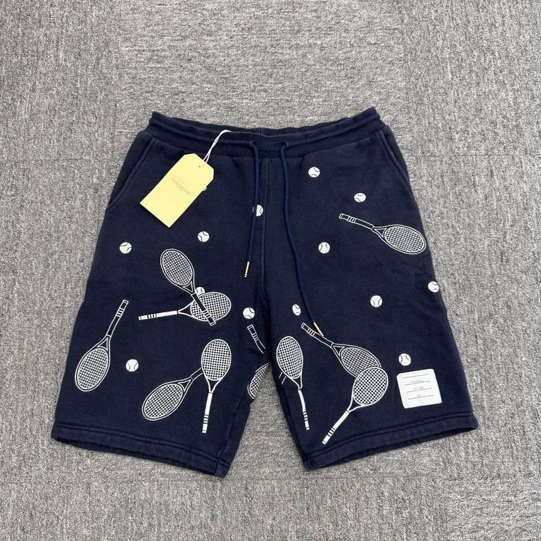 Thom Browne Thom Browne size2 Tennis embroidered shorts Size US 26 / EU 42 - 1 Thumbnail