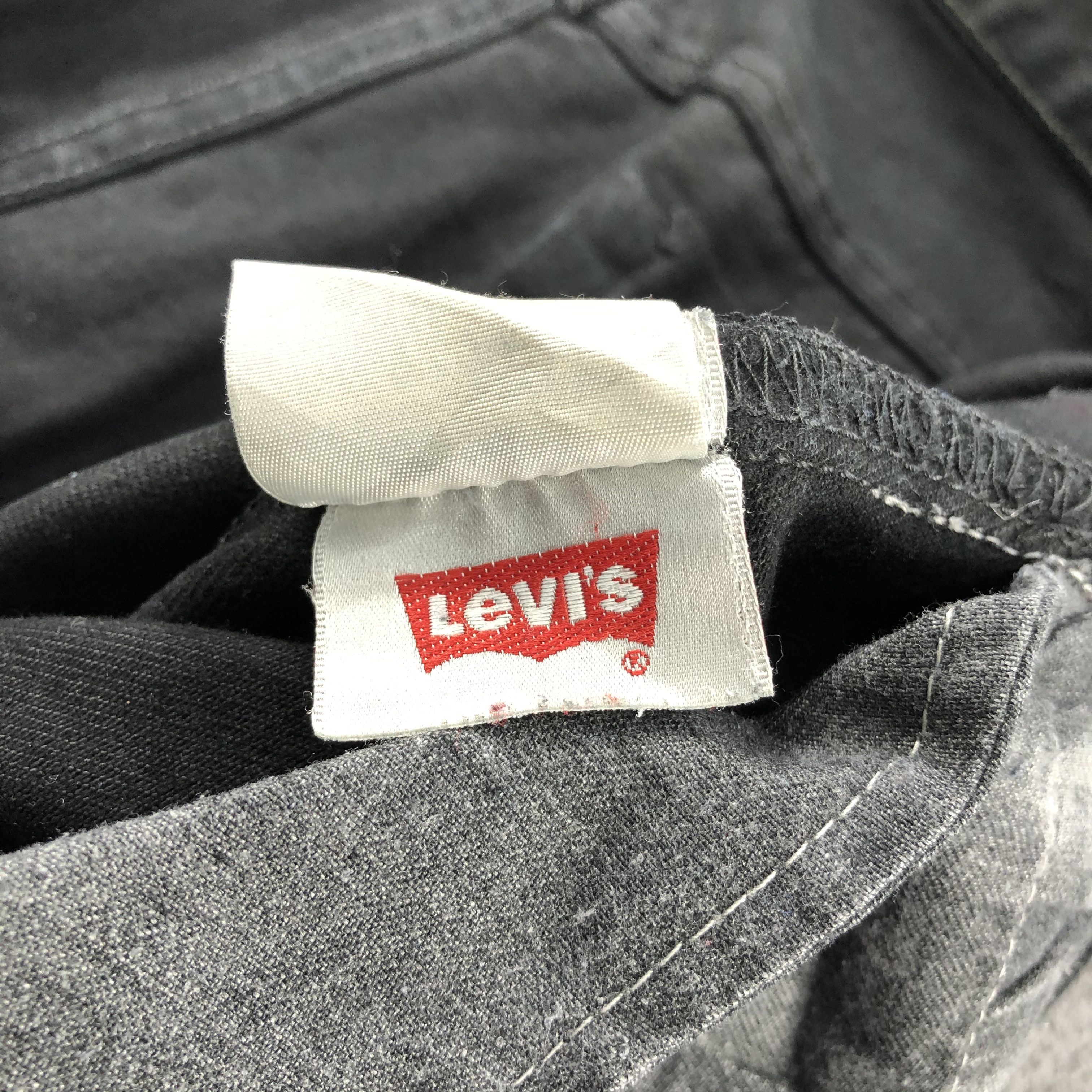 Levi's Vintage Black Levis 501 Distress Jeans-JM1548 Size US 39 - 12 Thumbnail