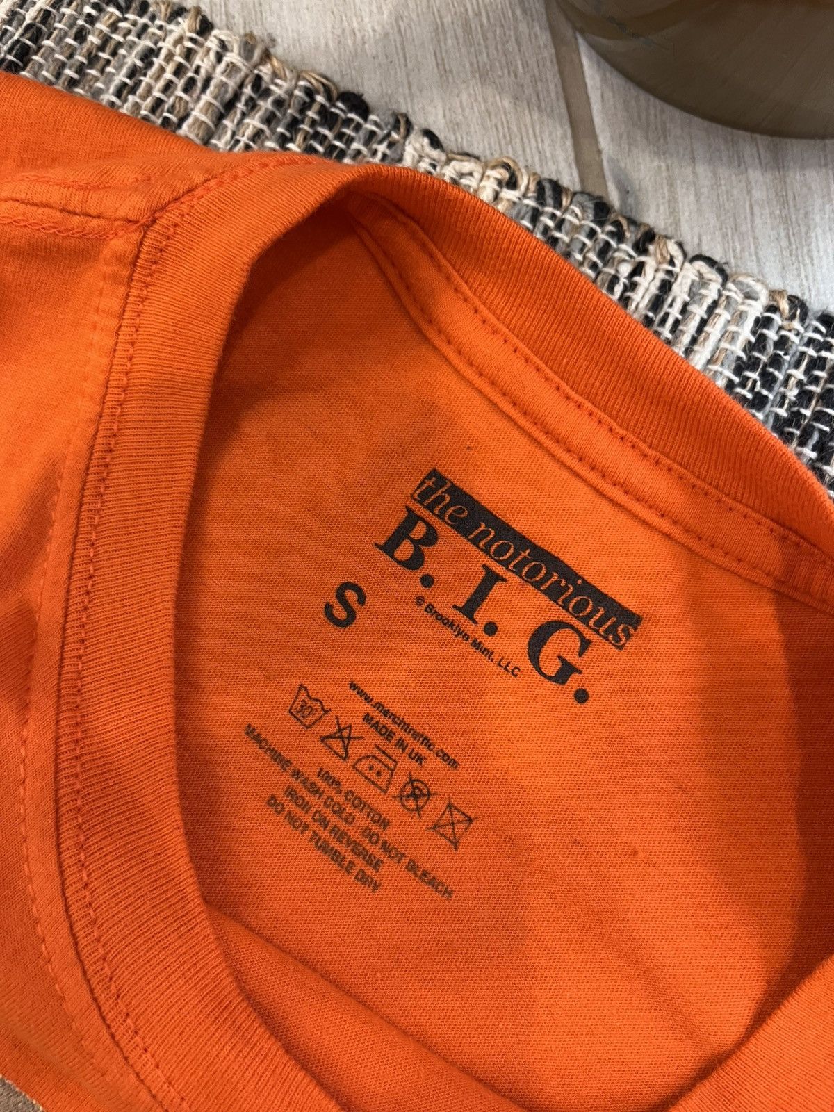 Rap Tees Vintage The Notorious B.I.G Tshirt orange logo blank rap tee Size US S / EU 44-46 / 1 - 11 Thumbnail