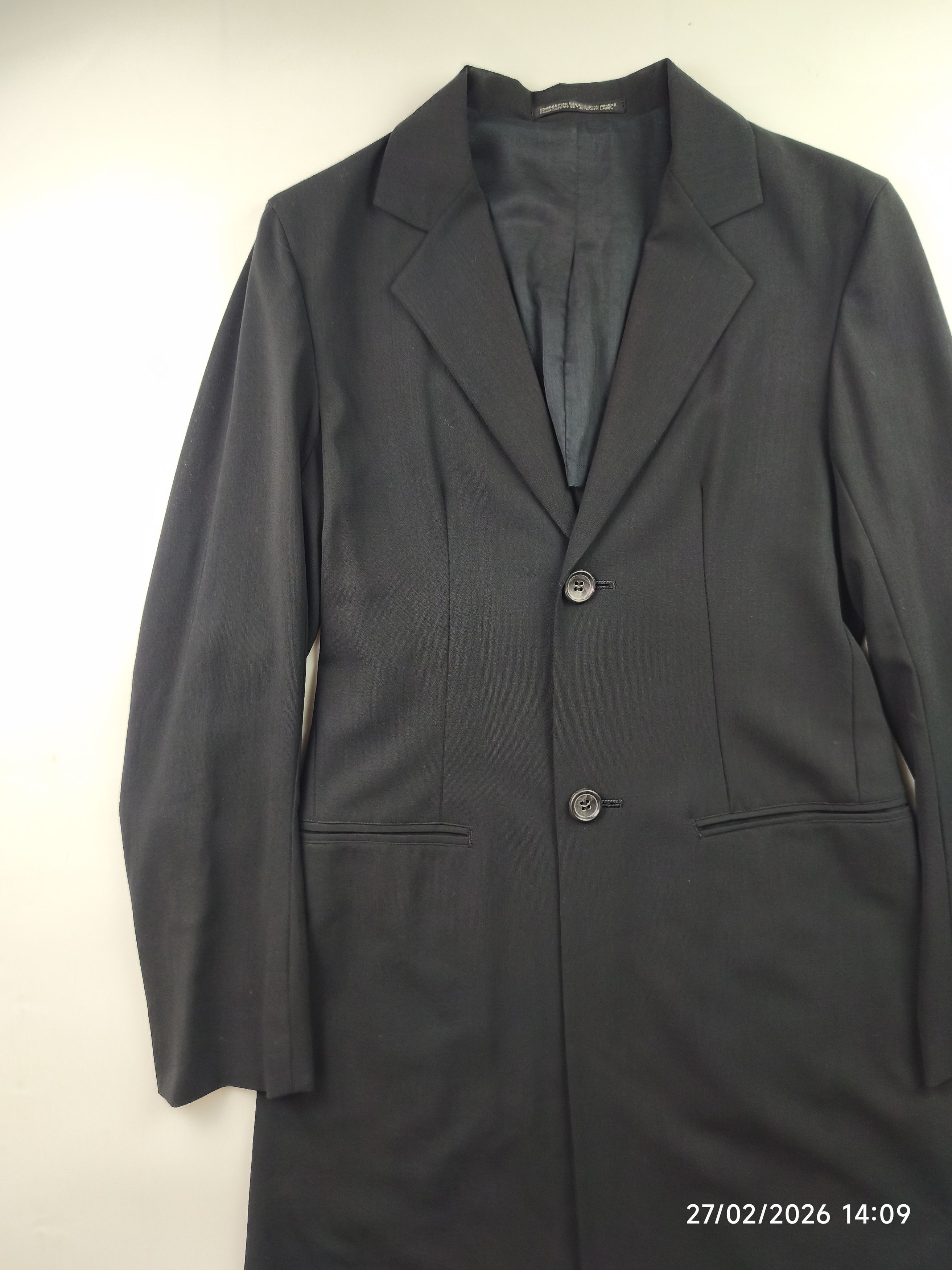 Yohji Yamamoto Y's - yohji yamamoto - long blazer jacket S/S 97' Size S / US 4 / IT 40 - 4 Thumbnail