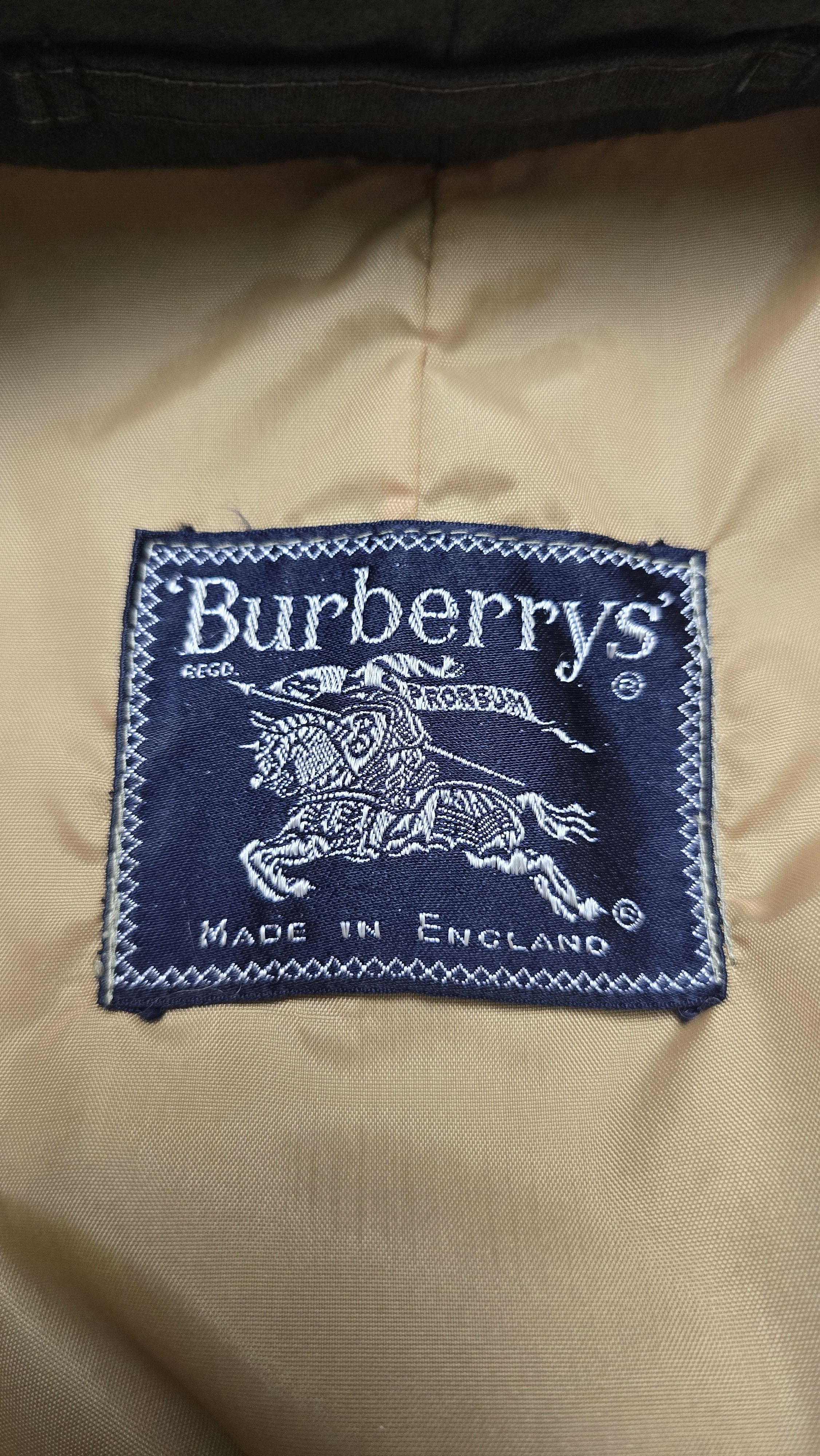 Burberry Vintage Burberrys Mac Coat Men’s 42R L Olive Green Balmacaan Size US L / EU 52-54 / 3 - 21 Thumbnail