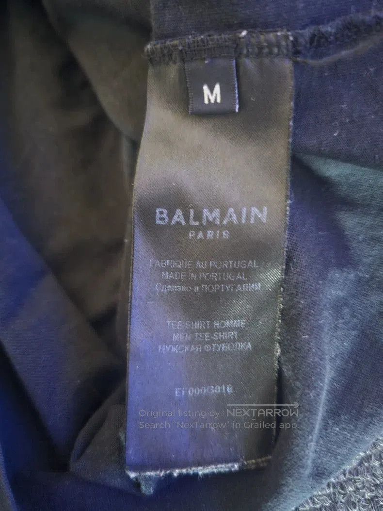 Balmain Balmain Paris Short Sleeve T. Size US M / EU 48-50 / 2 - 5 Thumbnail