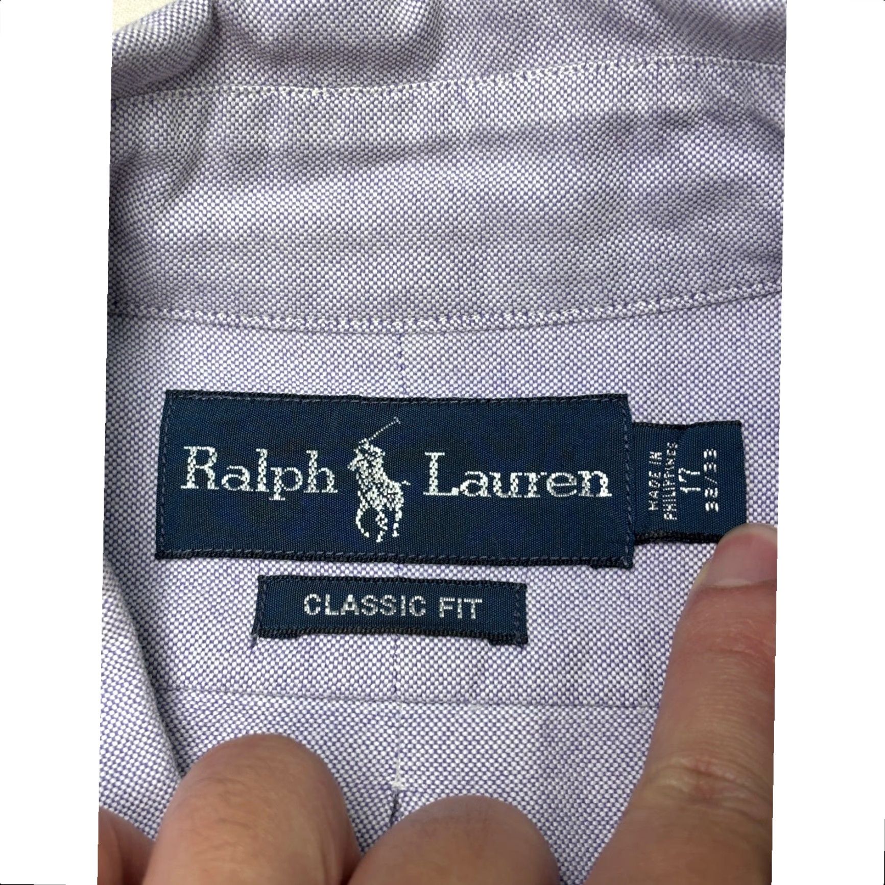 Ralph Lauren Ralph Lauren Classic Fit Oxford Shirt Mens XL Blue Long Sleeve Button-Down Size US XL / EU 56 / 4 - 4 Thumbnail