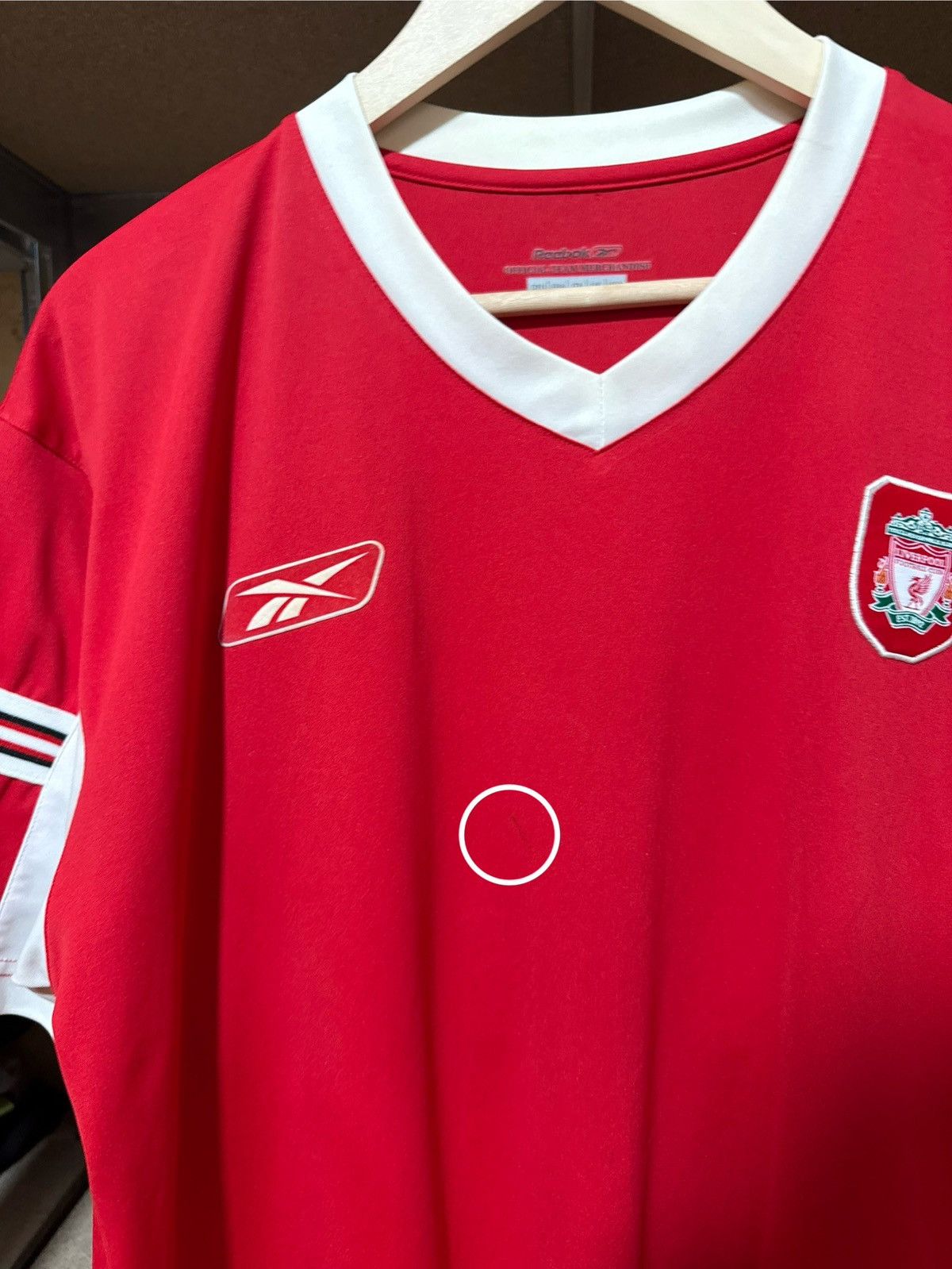 Reebok Vintage Reebok Liverpool 2005 2006 Training Soccer Jersey Size US XL / EU 56 / 4 - 7 Thumbnail