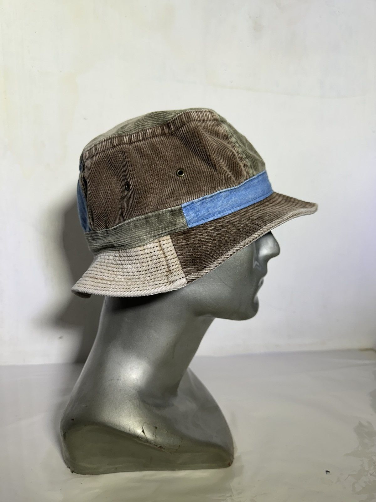 Kapital Kapital Colorblock Patchwork Bucket hats Size ONE SIZE - 3 Thumbnail